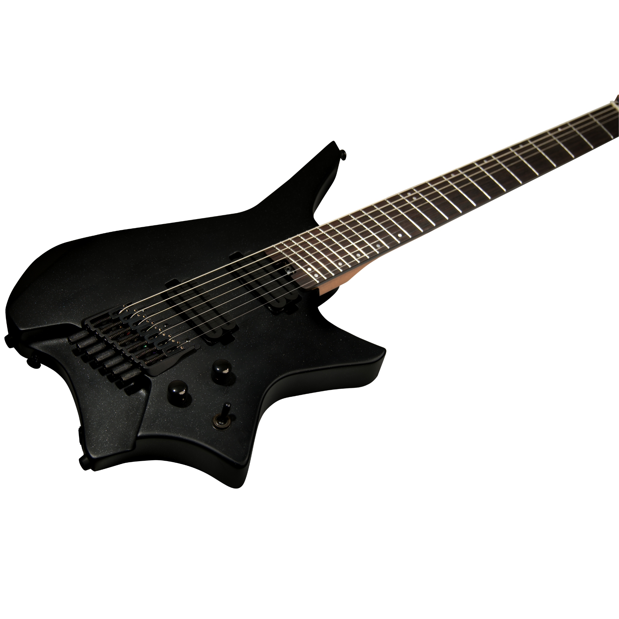 HEX Z507GB  GALAXY BLACK Z SERIES - 7 STRING STAINLESS STEEL FRETS