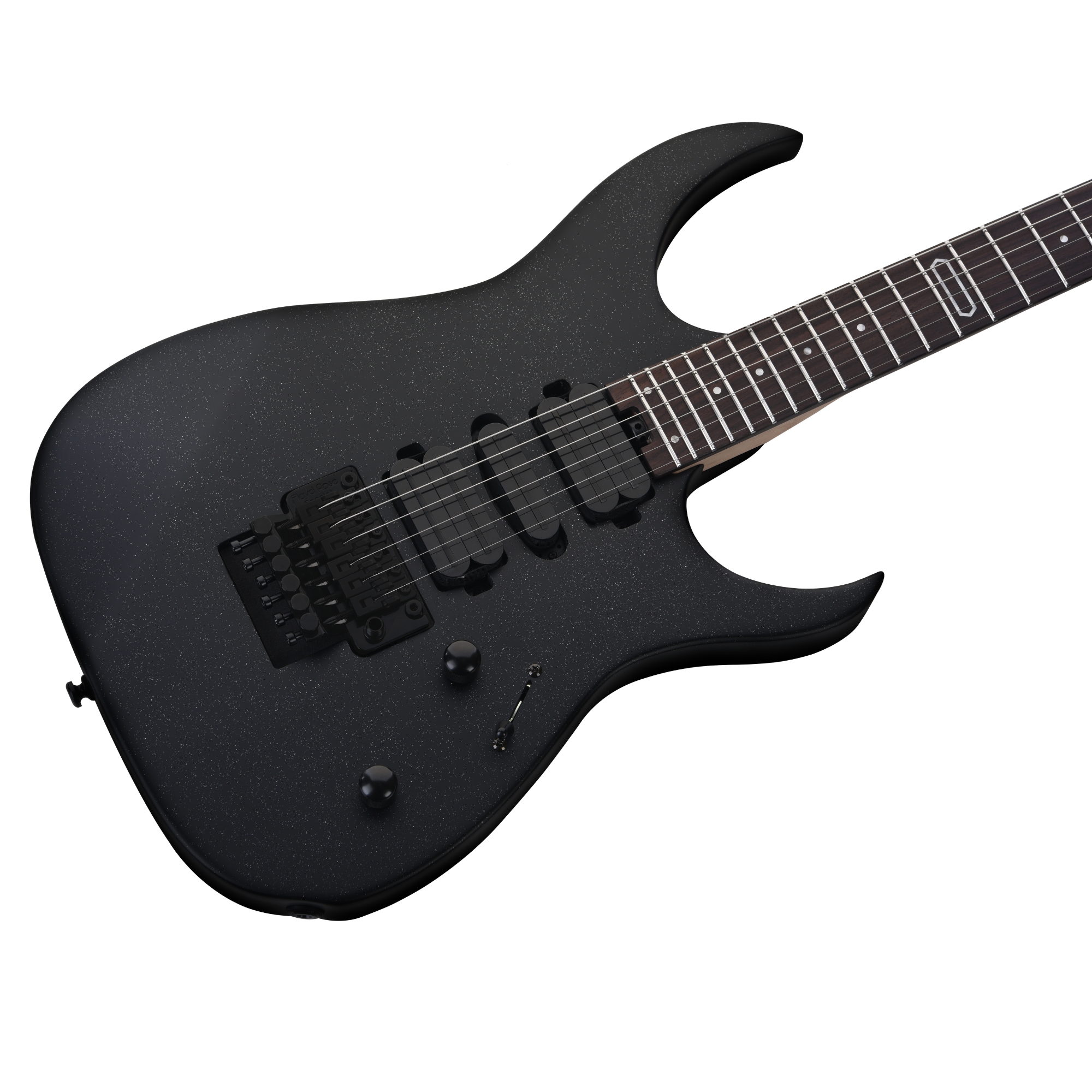HEX SE300 SGB GALAXY BLACK HSH - STAINLESS STEEL FRETS