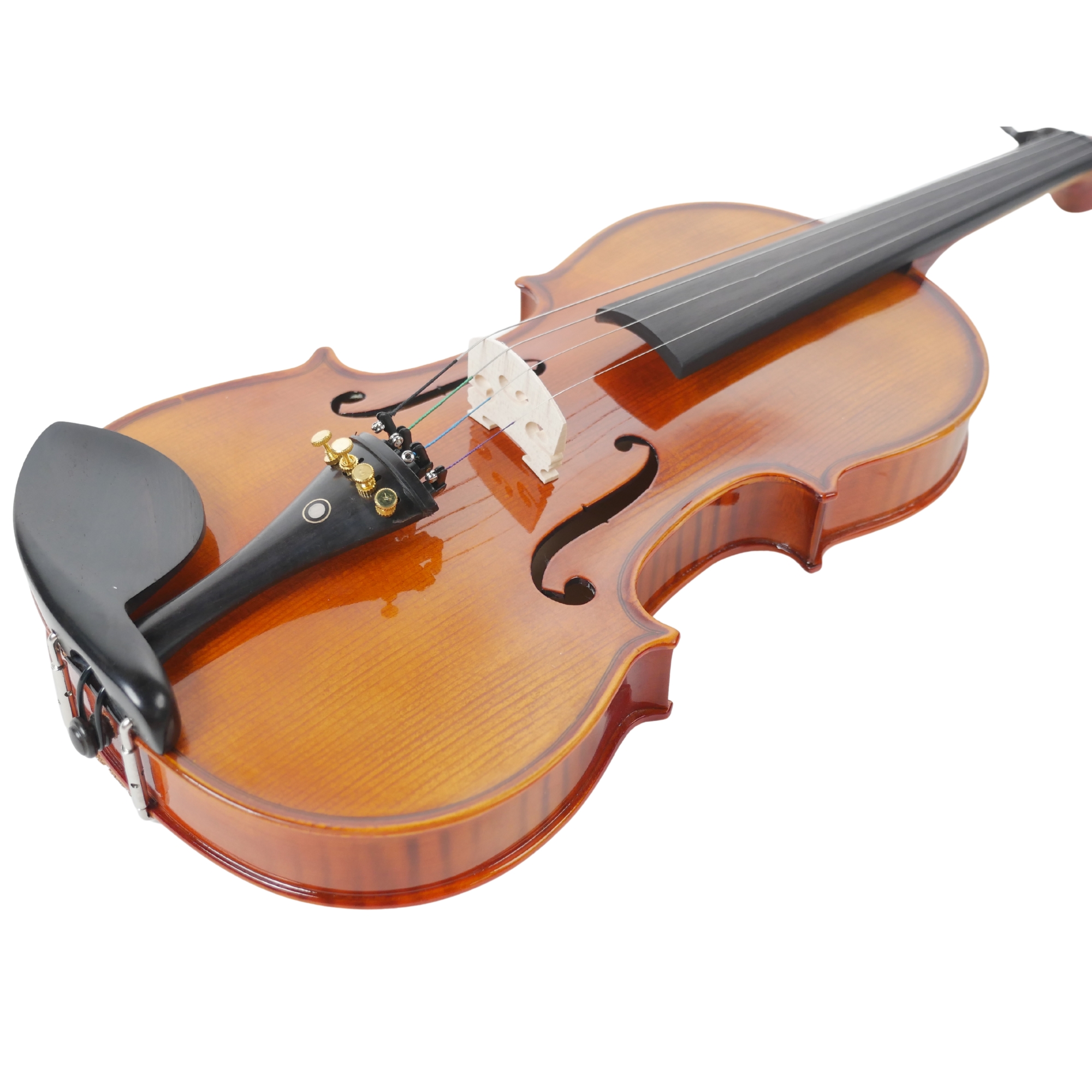PR VNF101E Master Series Violin Vintage Sienna Gloss Solid Spruce Flame Maple