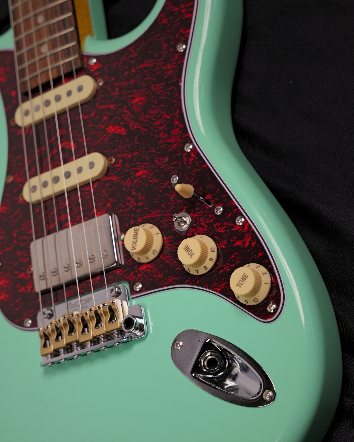 SQOE SEST1000 Surf Green HSS with hardcase
