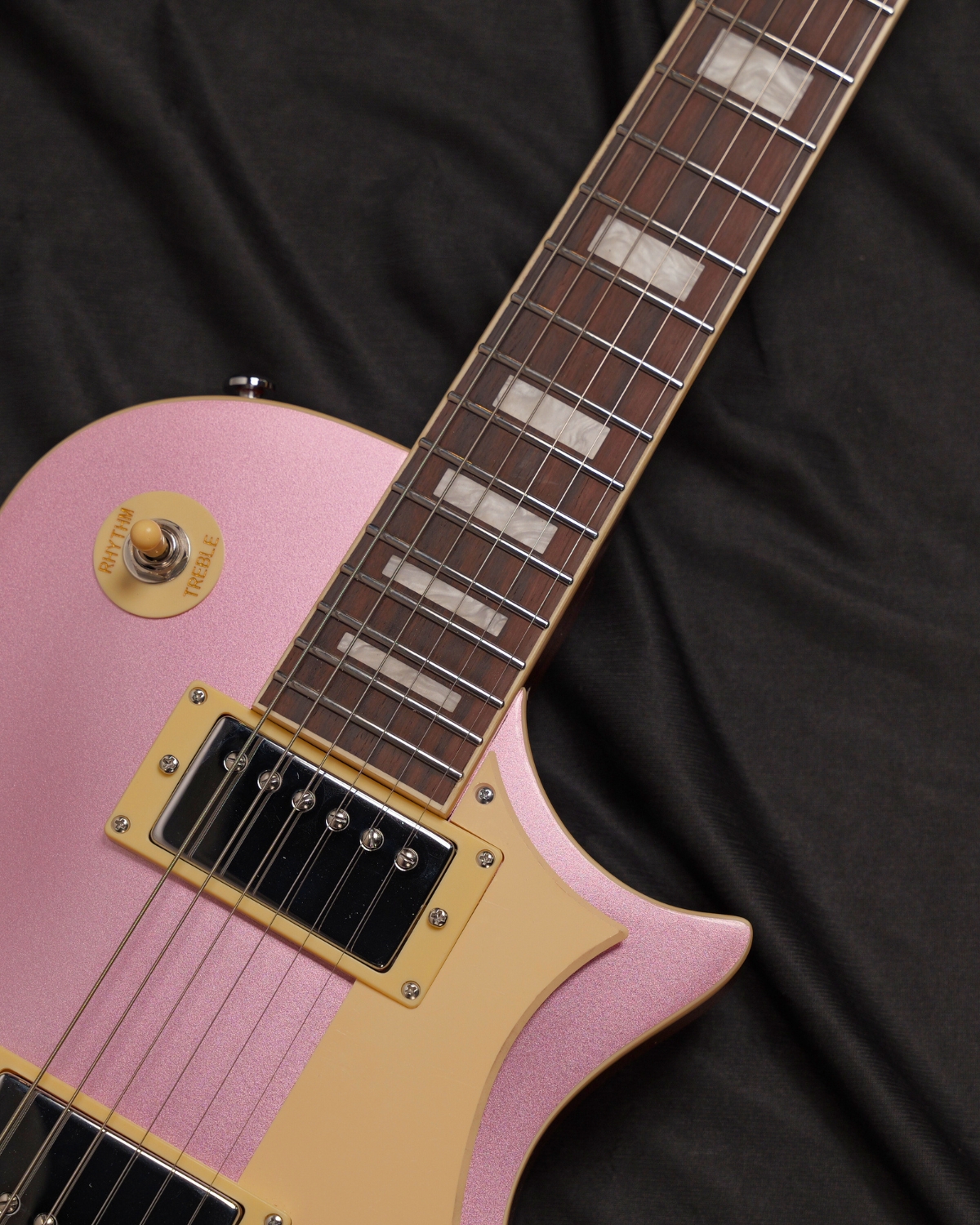 SQOE SELP110 Electric guitar Metallic pink Les Paul Style