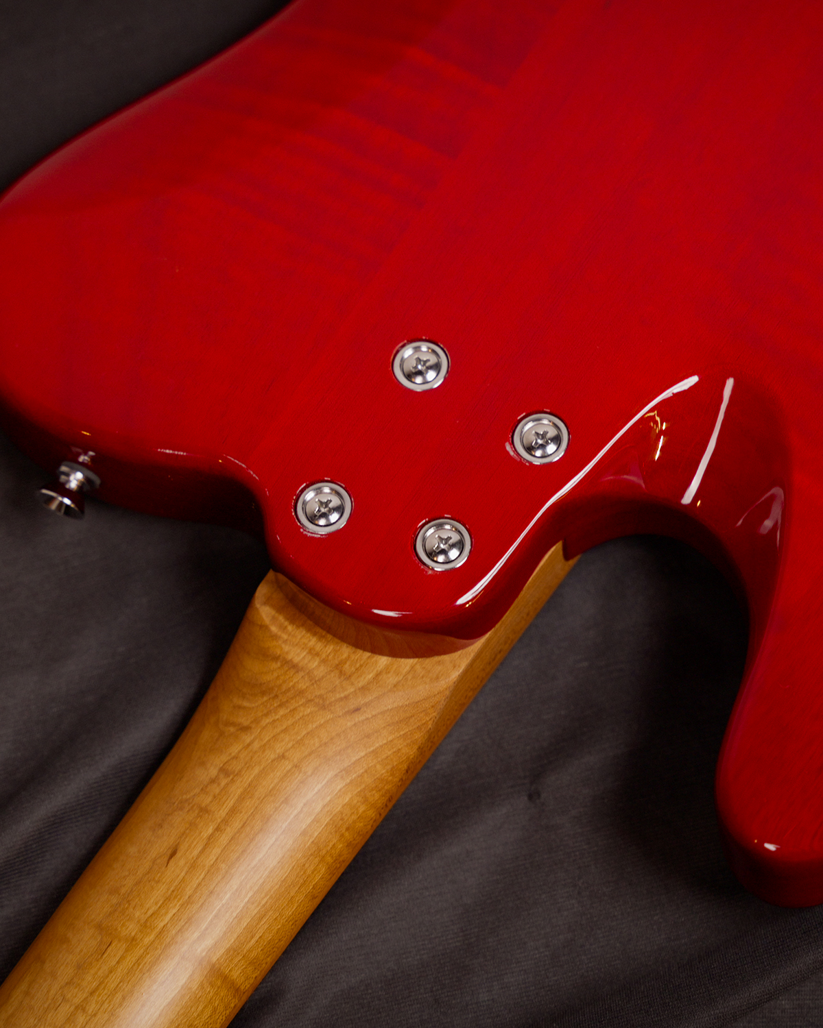 SQOE SETL550 Cherry Red Tele-Style Guitar