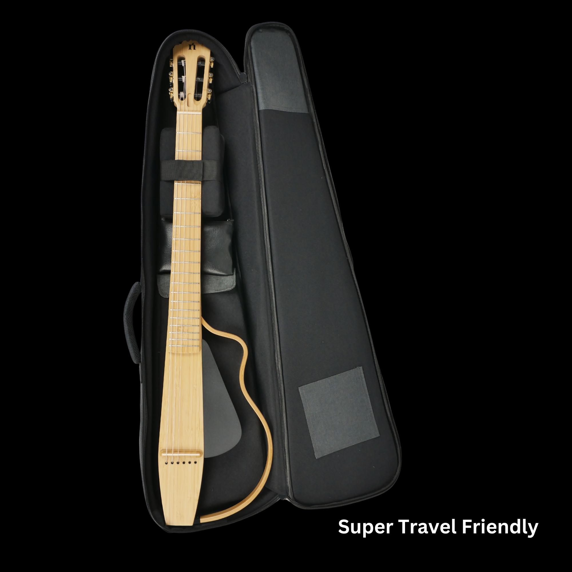 Natasha NBSG Nylon Silent Smart Guitar Bamboo