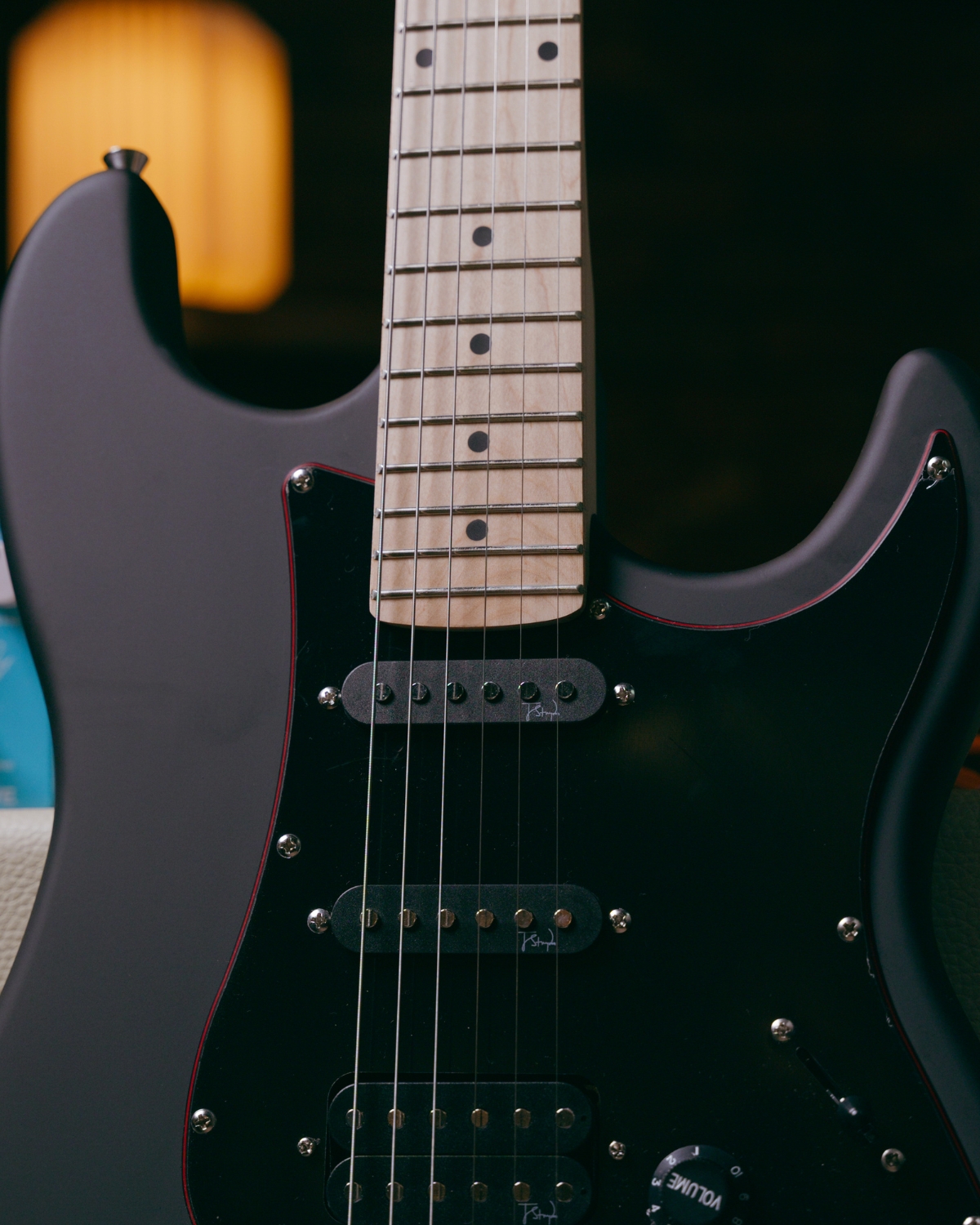 Strydom ST20M Black Ember Electric Guitar HSS