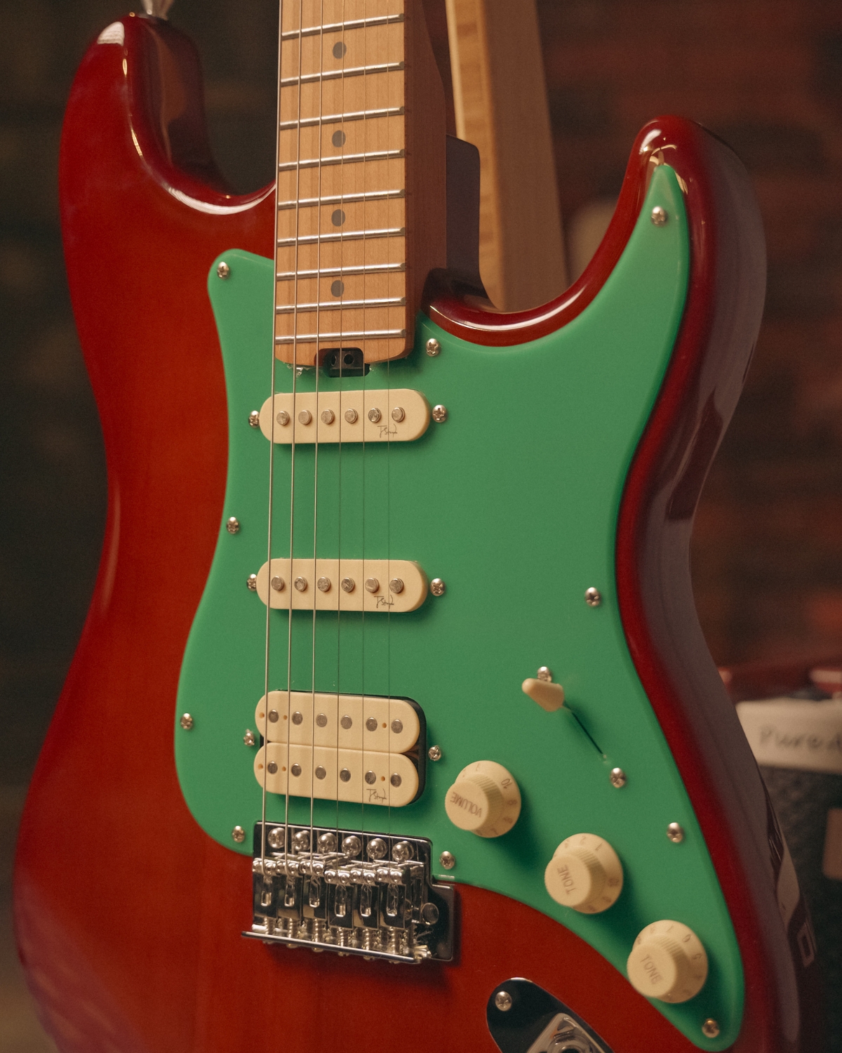 Strydom ST30M Moss Wood  HSS  Push-Pull Coil Split