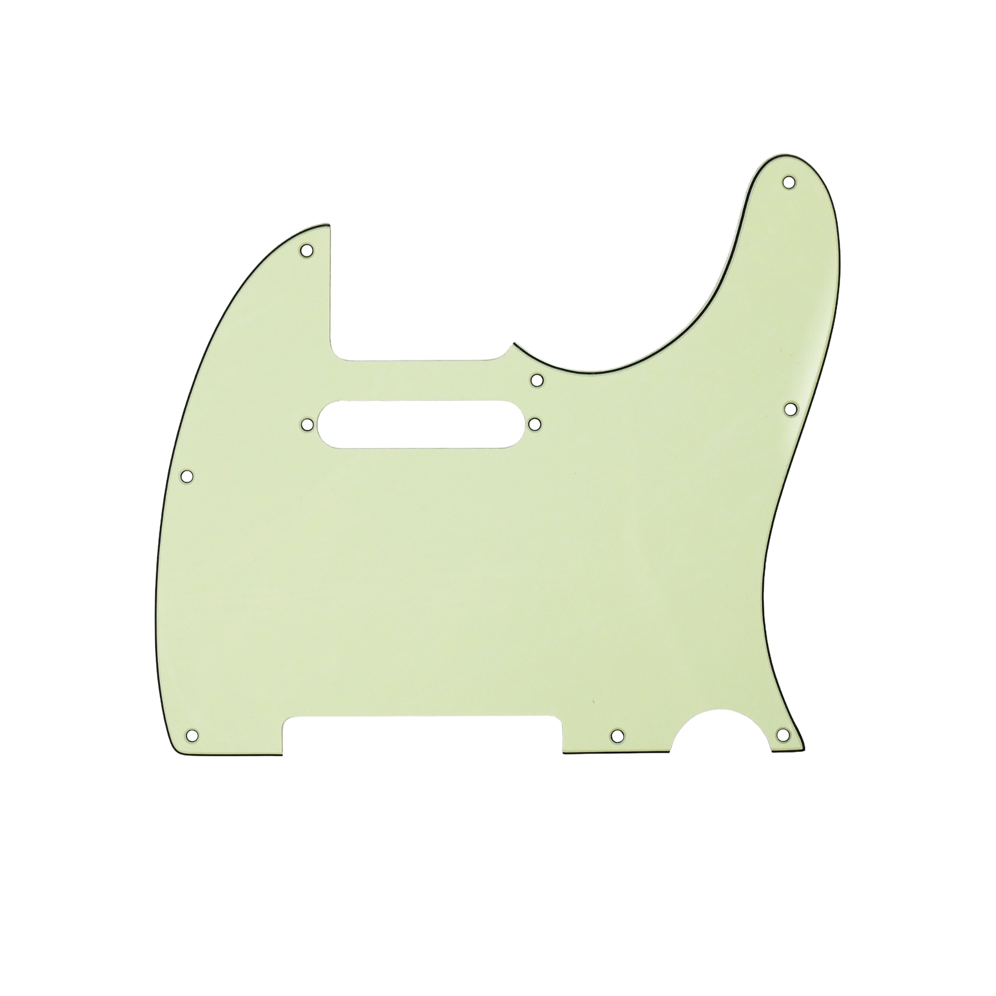 Strydom 8 hole Tele guitar pickguard mint for USAMexican made fender standard telecaster modern Style 3 ply