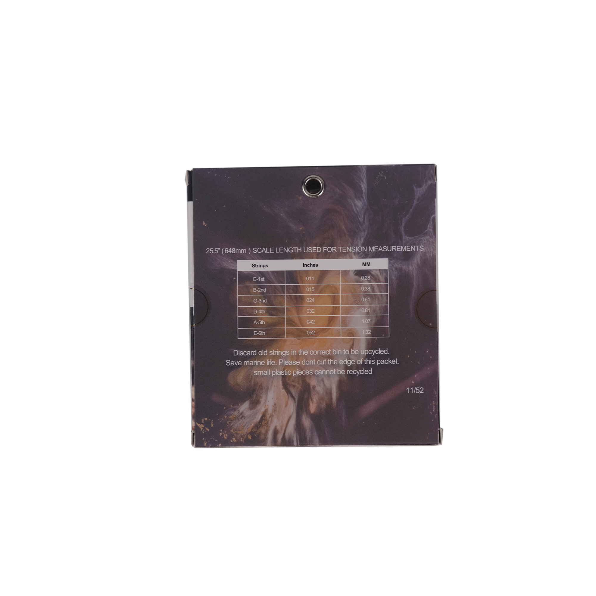 Acoustic guitar strings 11 gauge Stage series