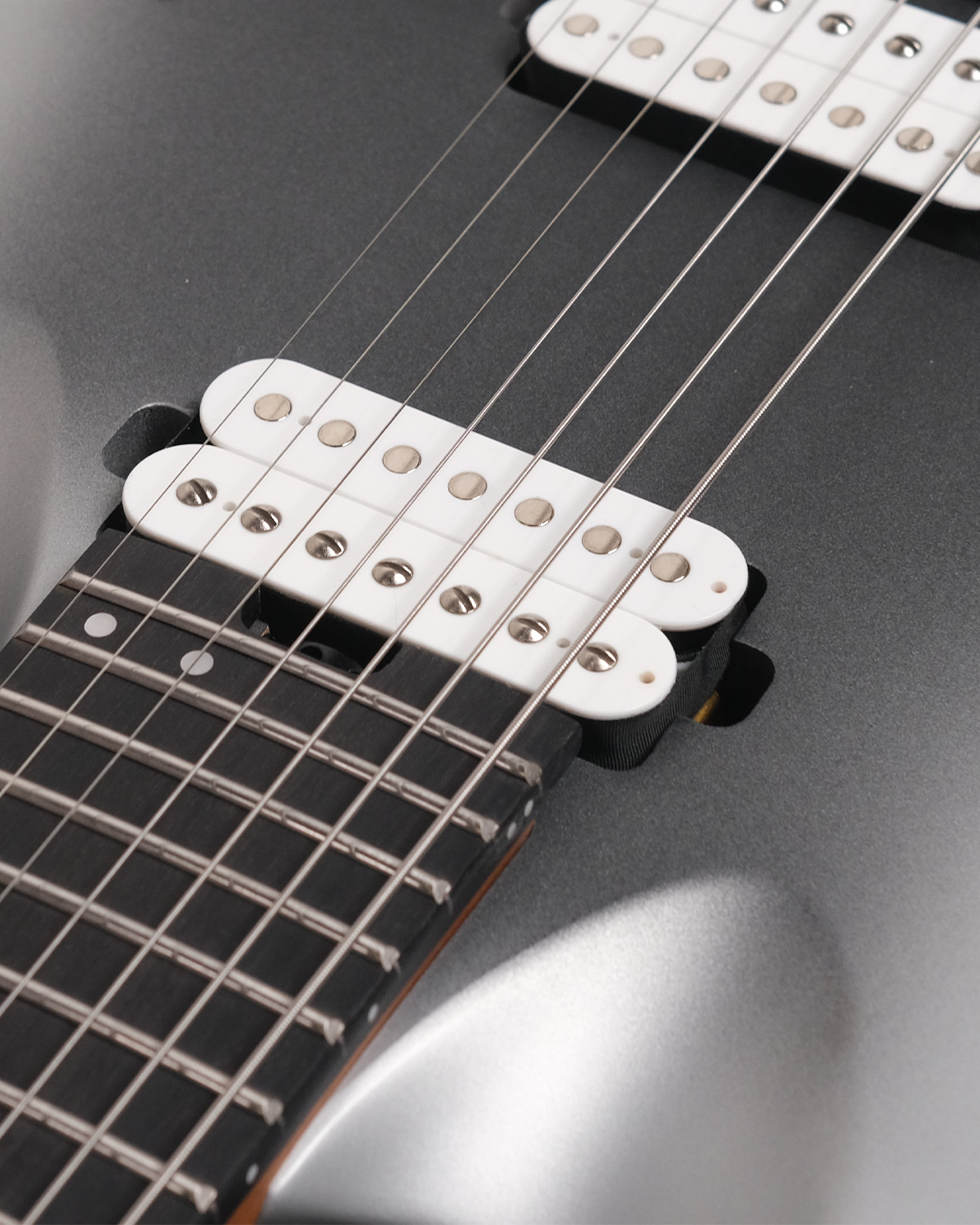 SQOE SEIB7S Silver mist SV HH Super Strat