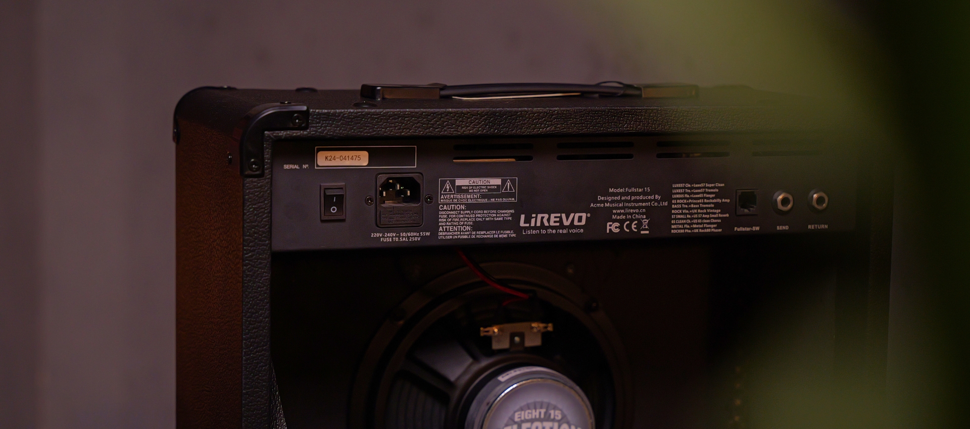 LiRevo Fullstar-15 15W Modelling Guitar Amplifier  India