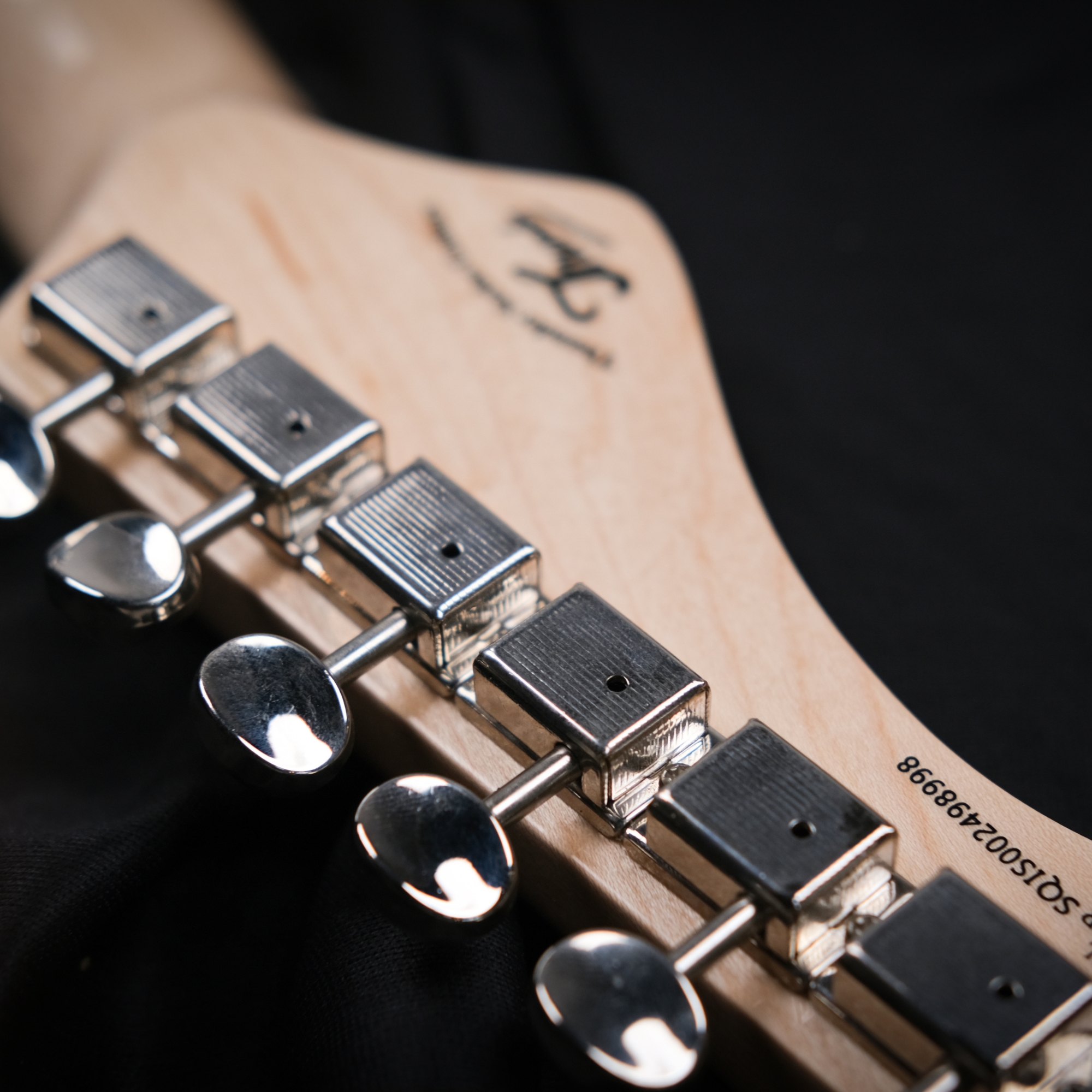 SQOE SEST699 alnico 5 HSS Quilted maple top - Frost blue quilt