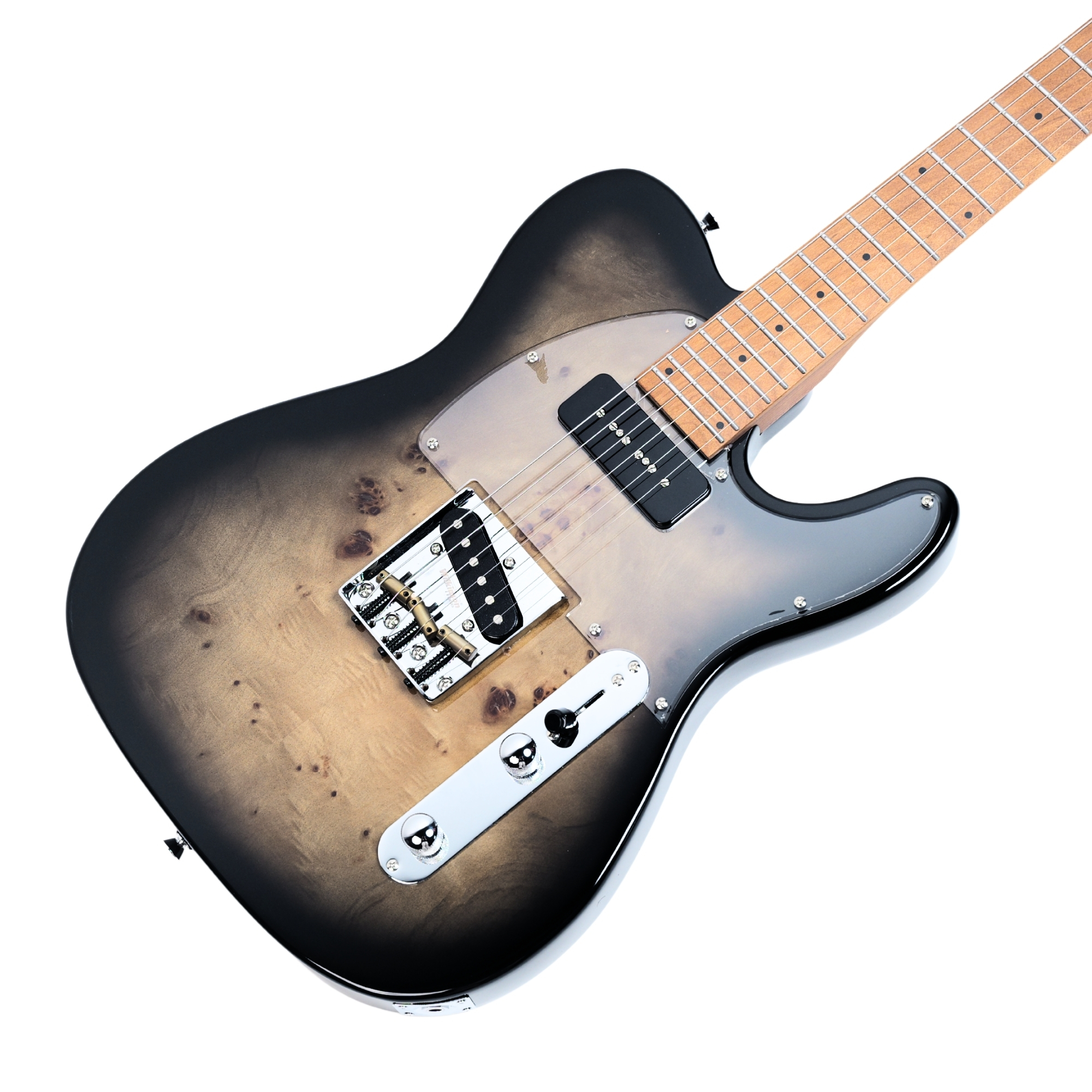 SQOE SETL550 Black coffee Tele-Style Guitar