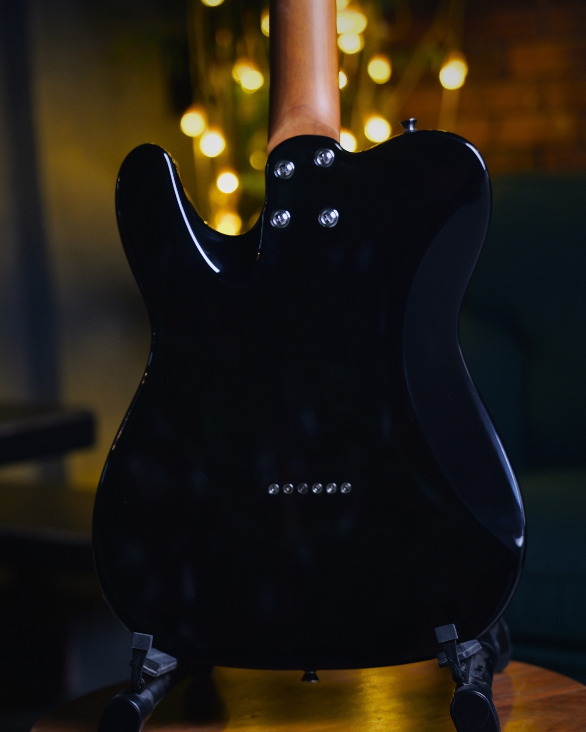 SQOE SETL550 Black coffee Tele-Style Guitar