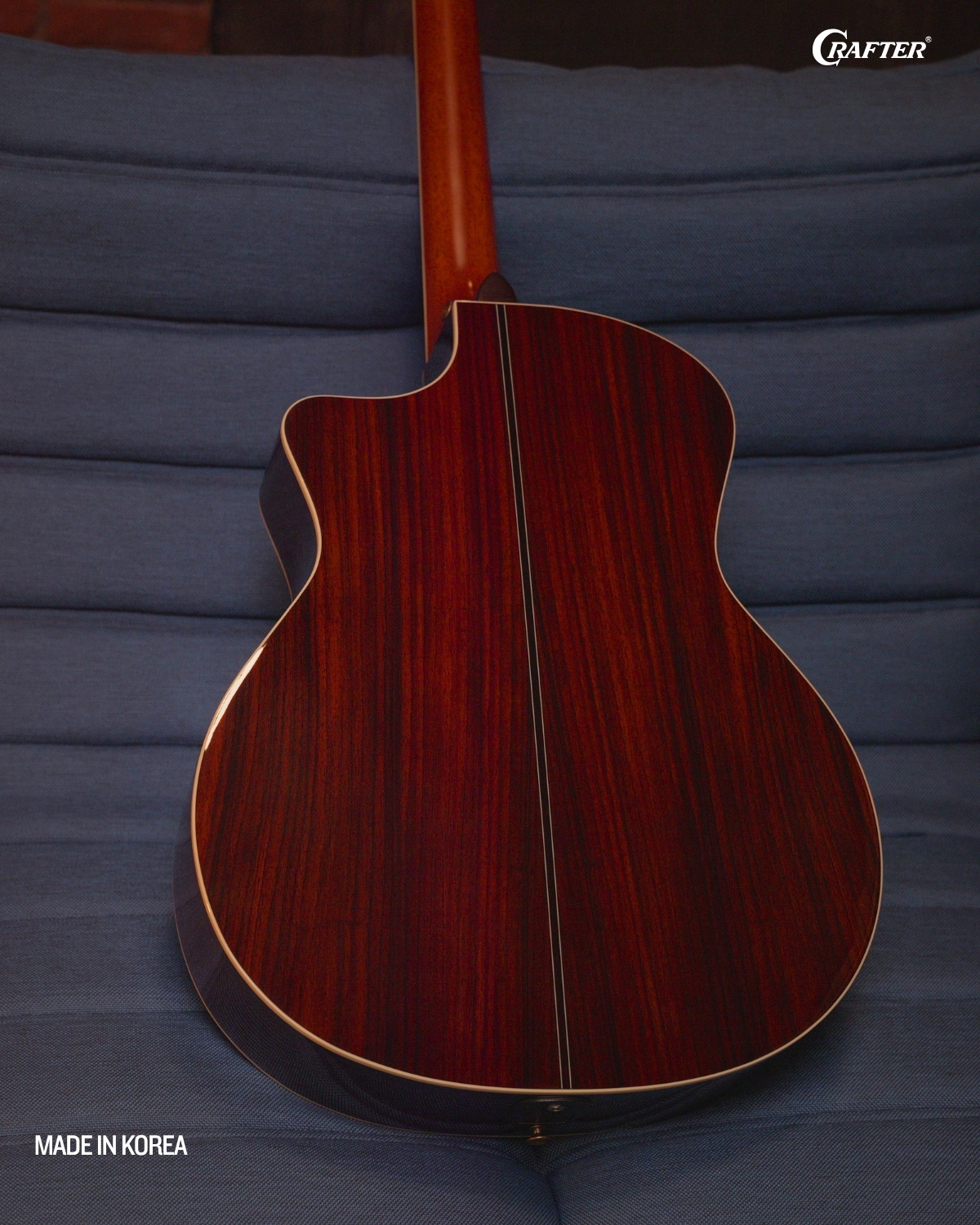 Crafter MIND W Prestige ROSE GCE VVS Acoustic Electric Guitar Vintage Rosewood Tone