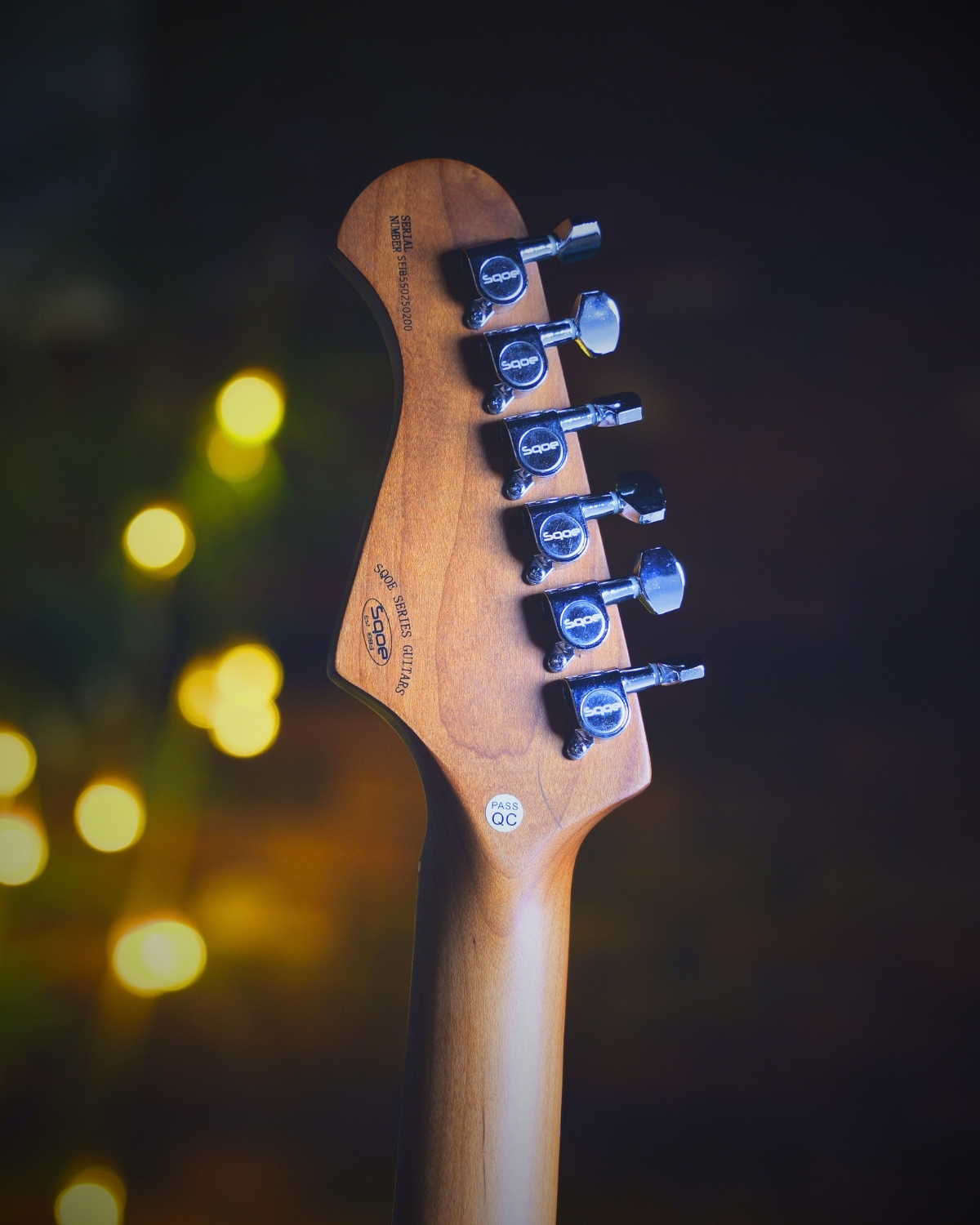 SQOE SETL550 Black coffee Tele-Style Guitar