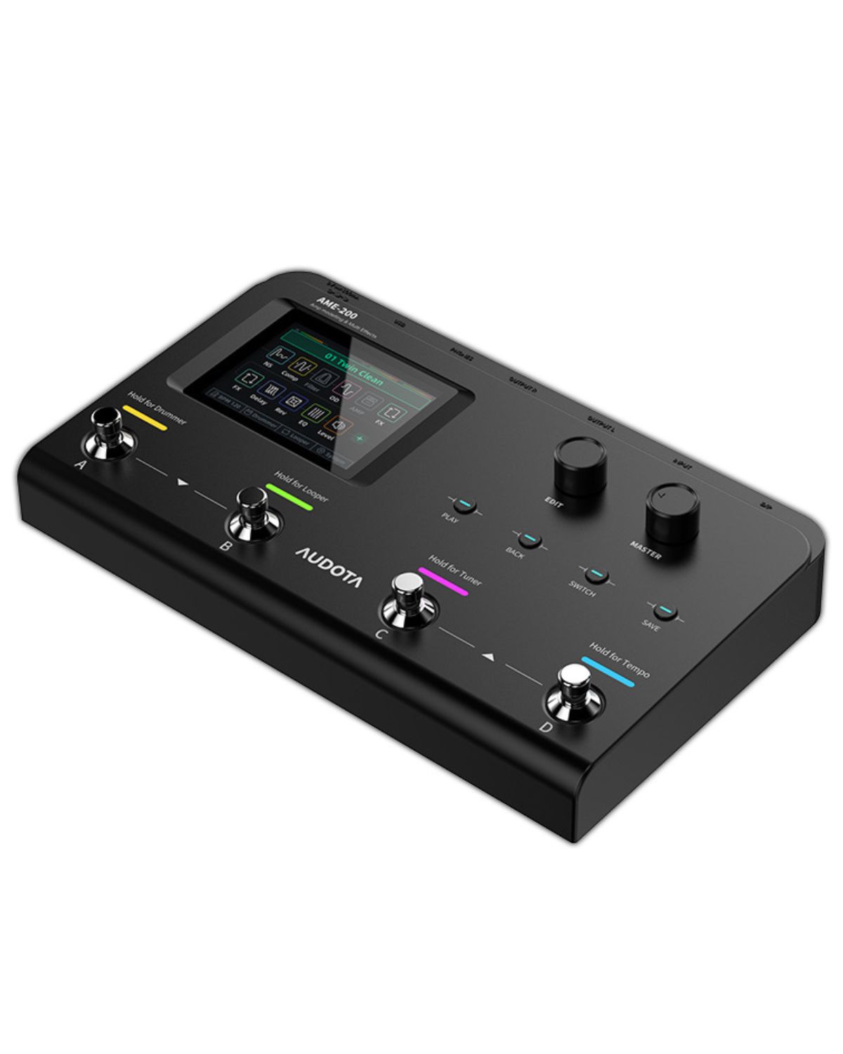 AUDOTA AME-200 Multi Effects Processor with IR Support USB Recording