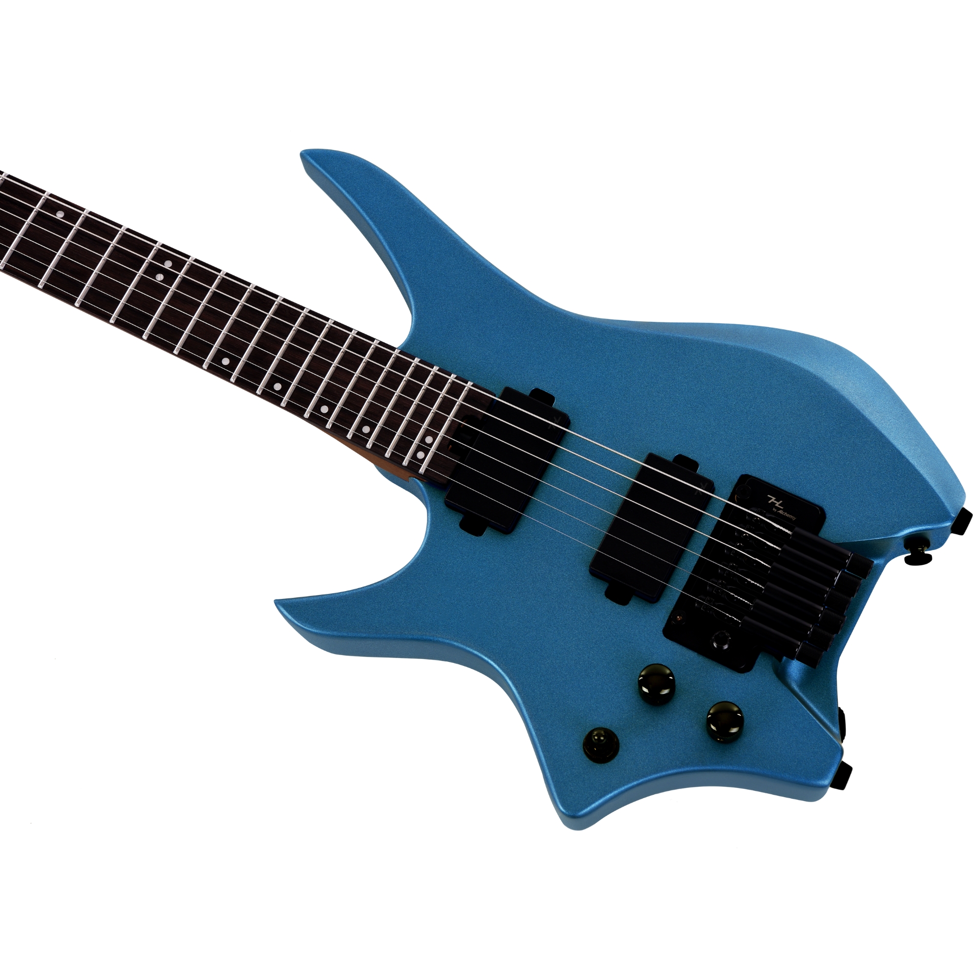 HEX N500L S LEFTY MEB METALLIC ELECTRIC BLUE NEXT SERIES - STAINLESS STEEL FRETS
