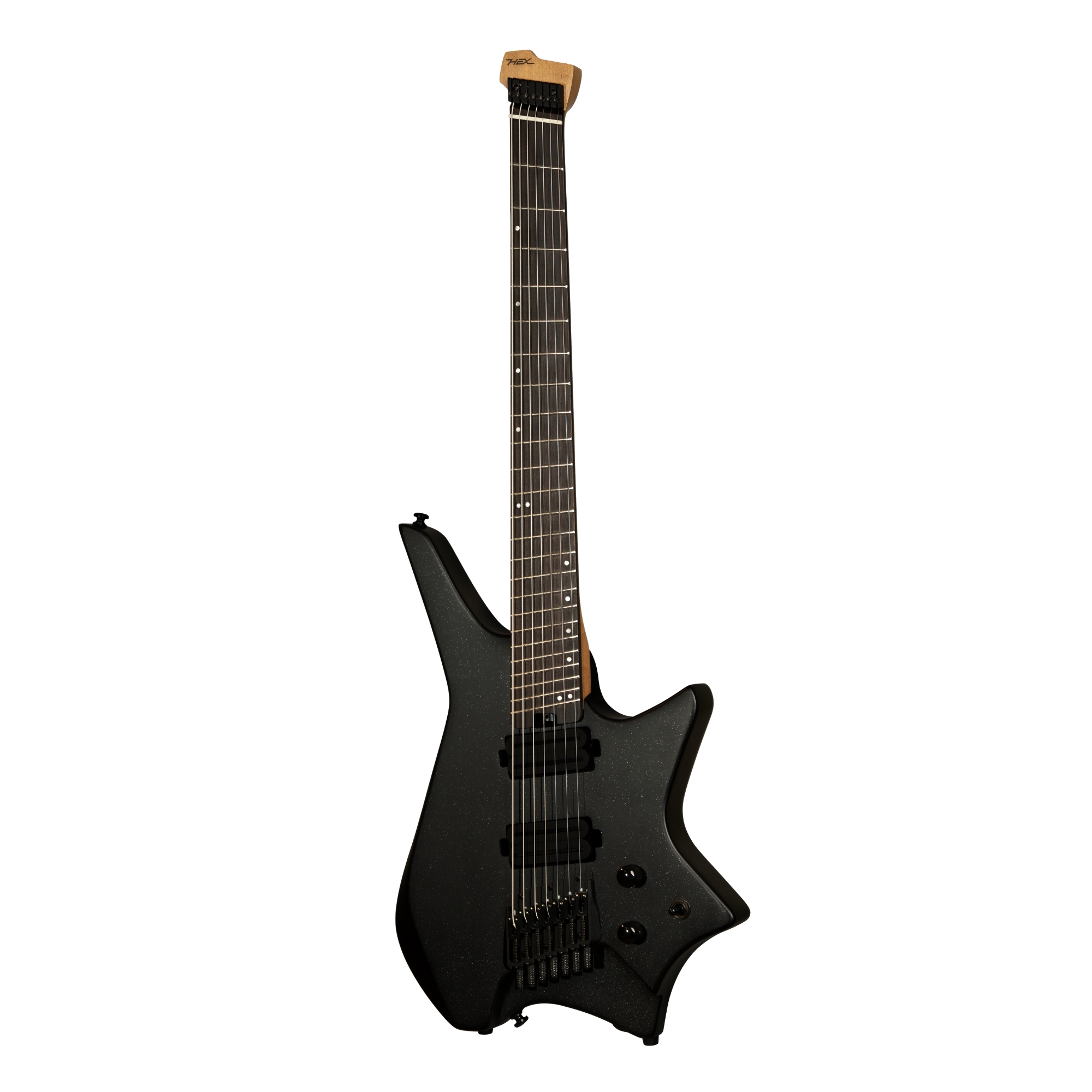 HEX Z507GB  GALAXY BLACK Z SERIES - 7 STRING STAINLESS STEEL FRETS