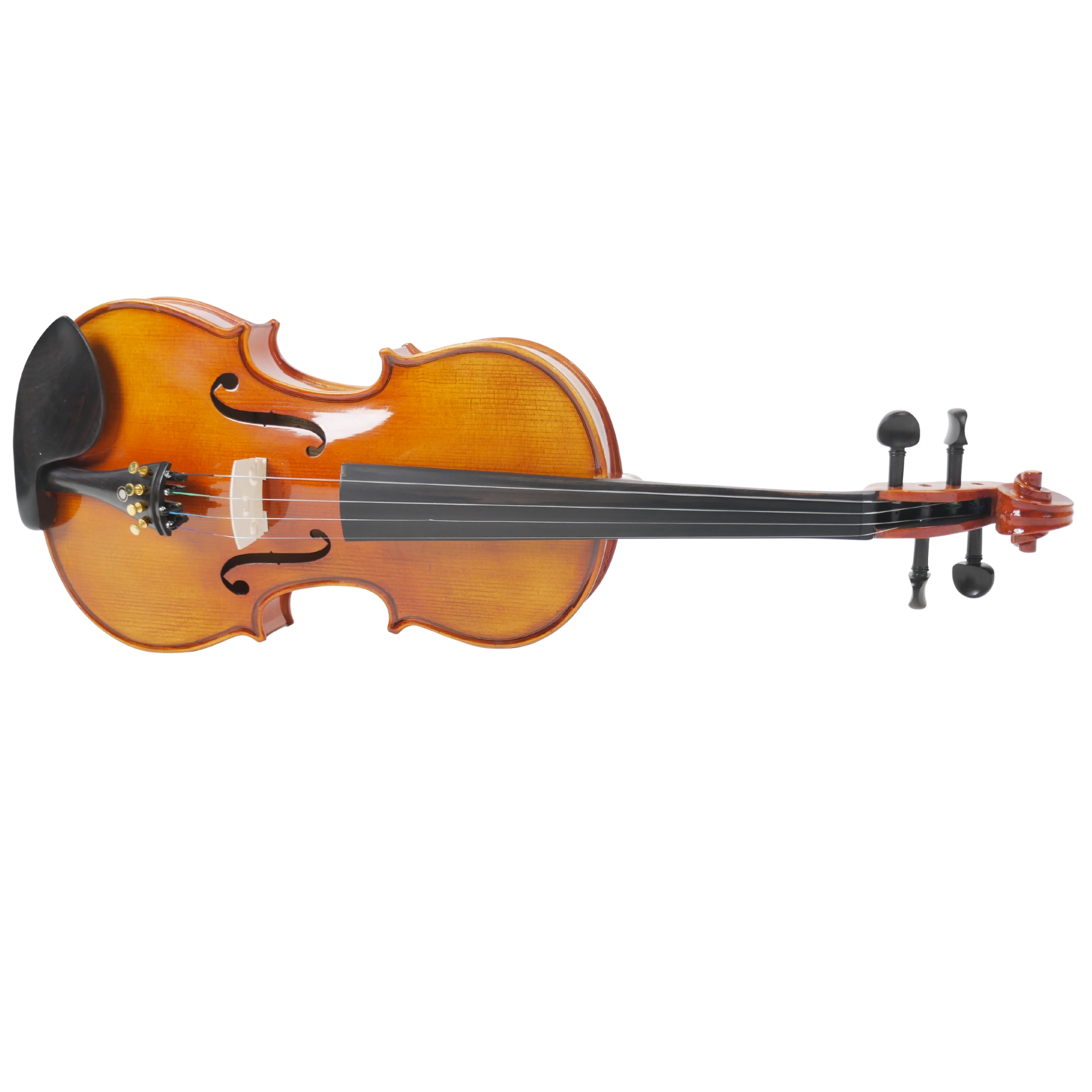 PR VNF101E Master Series Violin Vintage Sienna Gloss Solid Spruce Flame Maple