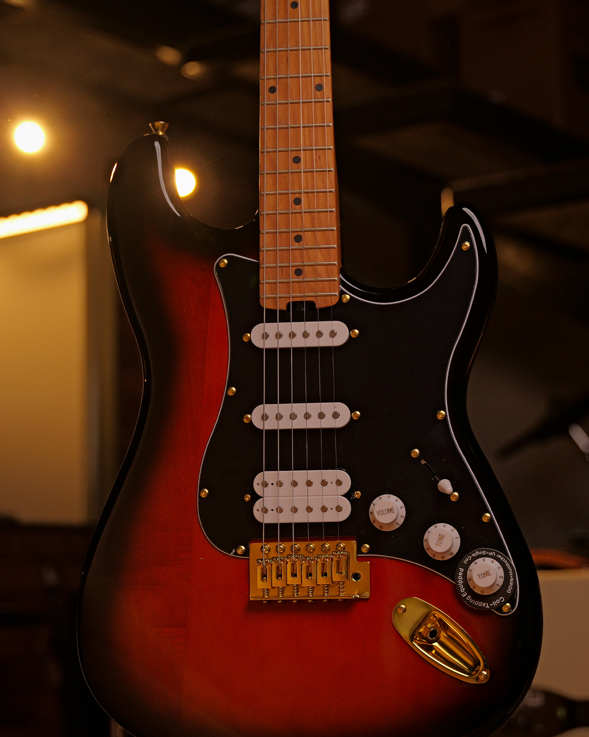 Strydom ST30M Texas Flood  Gold Hardware  HSS Coil Split