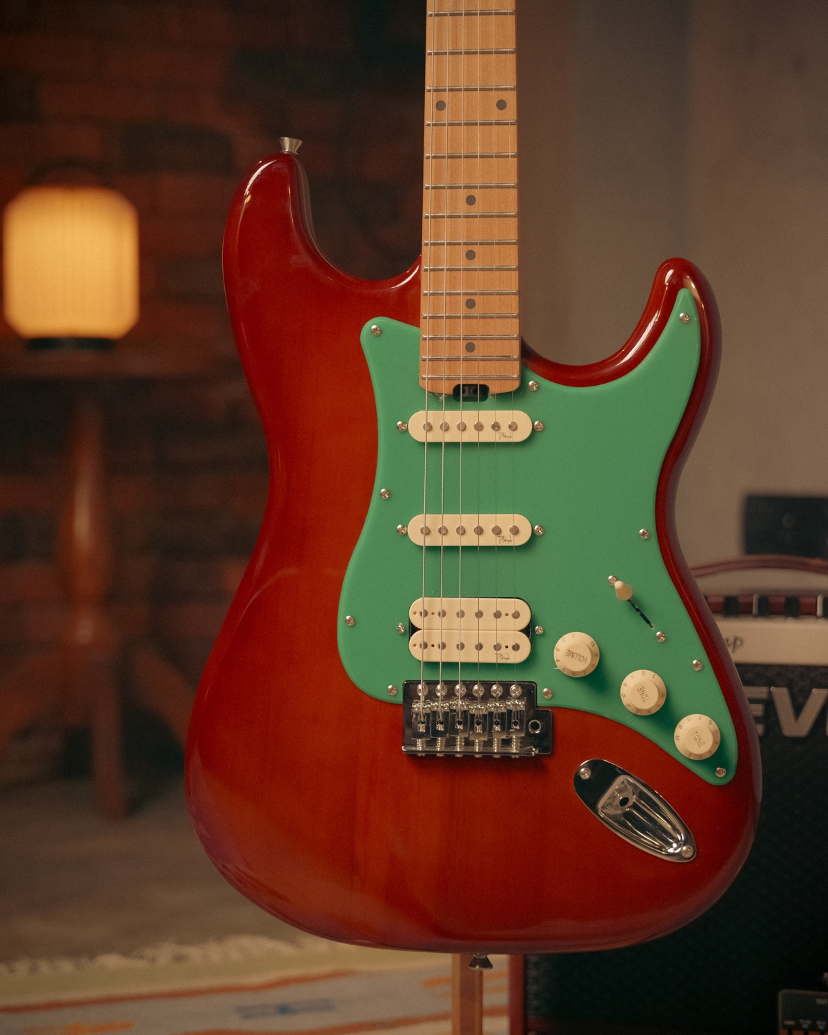 Strydom ST30M Moss Wood HSS Push-Pull Coil Split