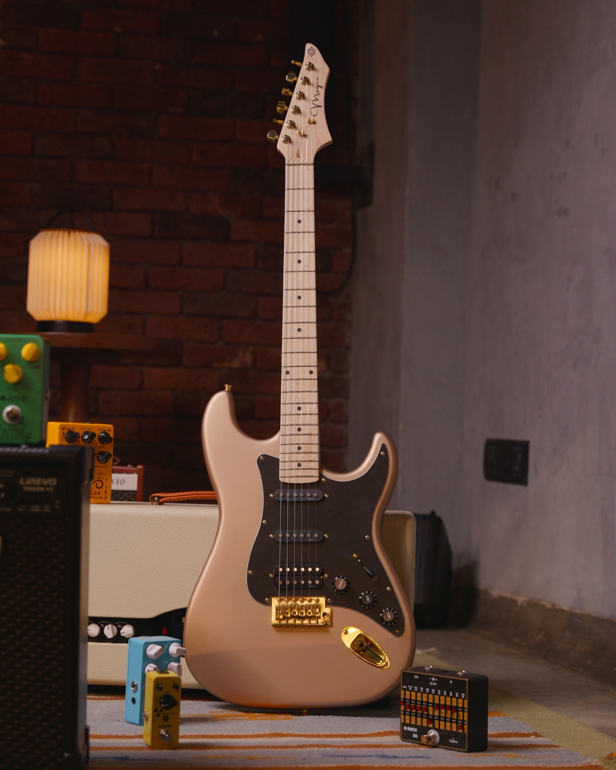 Strydom ST20M Nova Gold Electric Guitar Gold Hardware