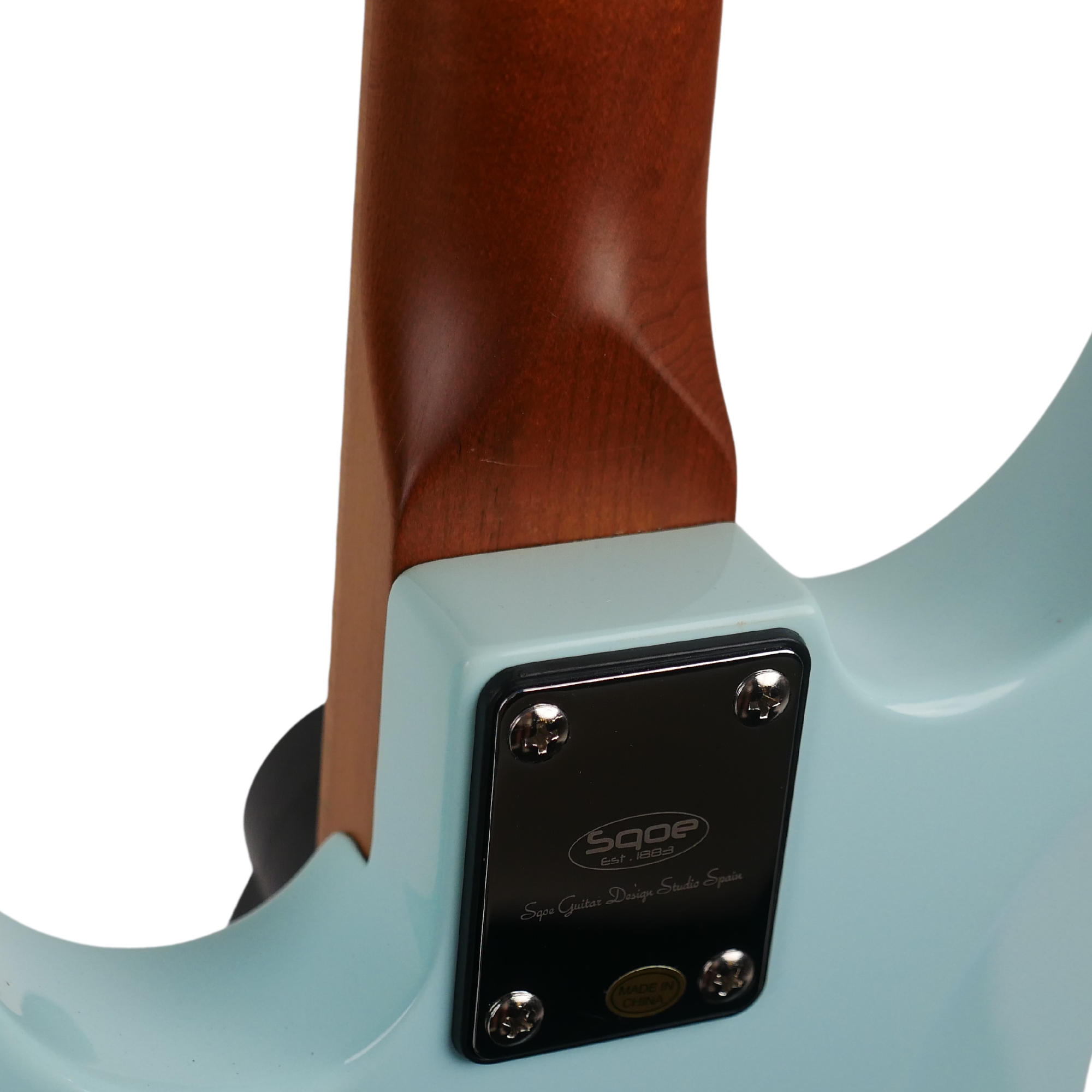 SQOE SEIB450 Powder Blue HH Super Strat series