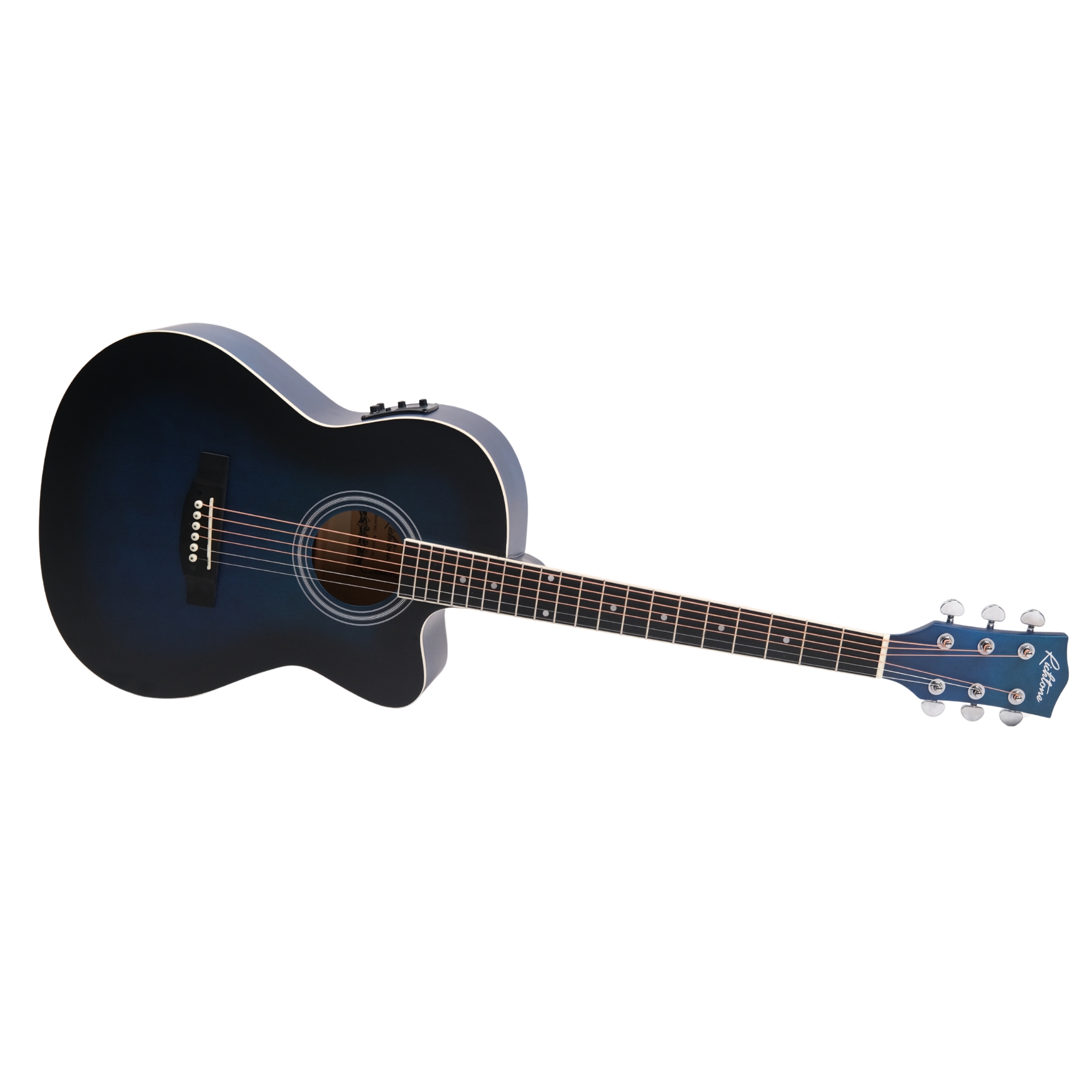 Richtone 39inch RT39CEQ 3 BAND EQ blueburst matt cutaway guitar