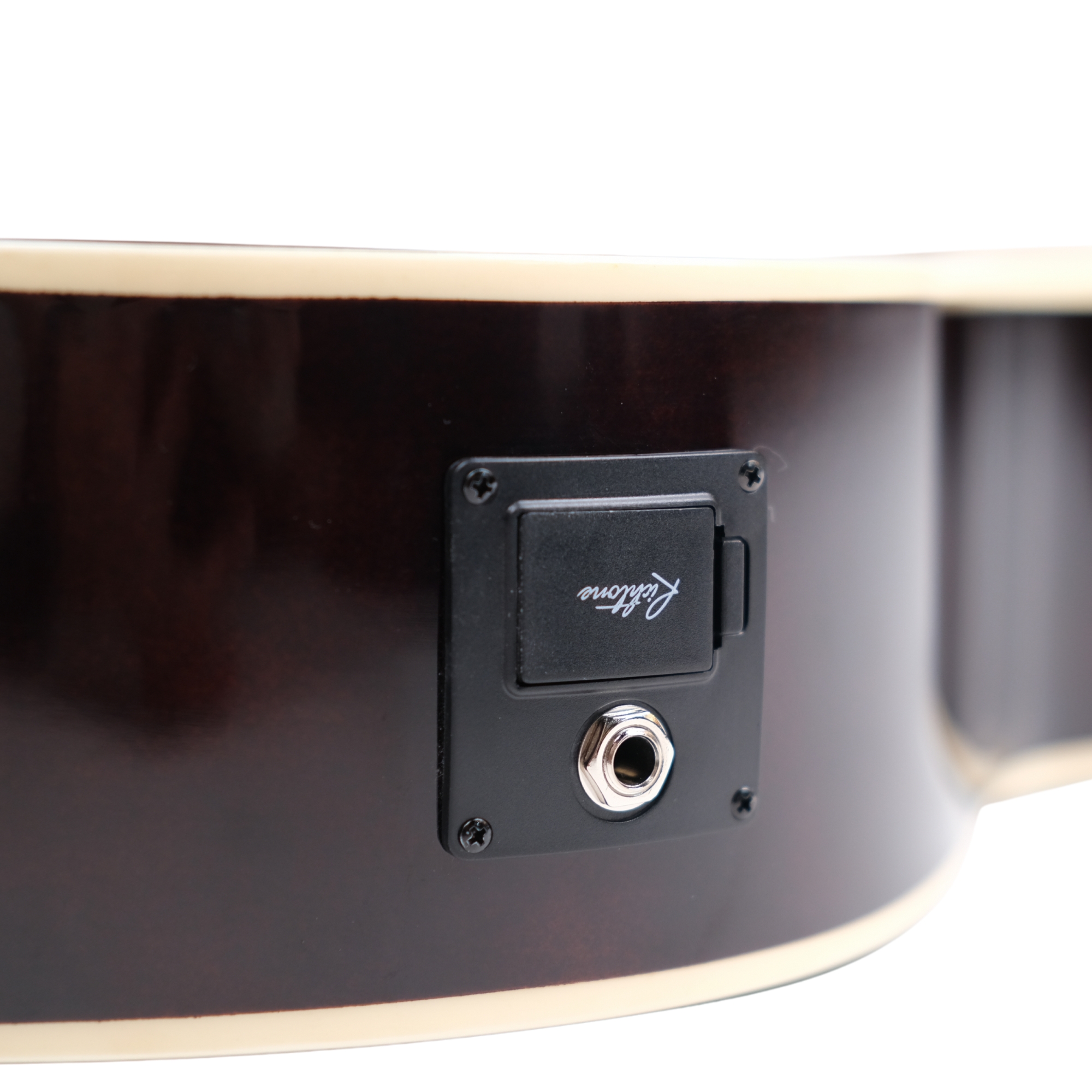 Richtone 39inch RT39CEQ 3 BAND EQ Brown glossy cutaway guitar