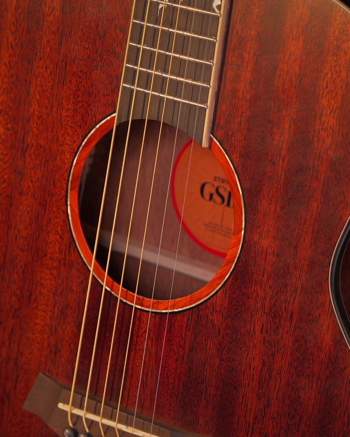 Strydom GS136E Semi-acoustic guitar Natural all Mahogany