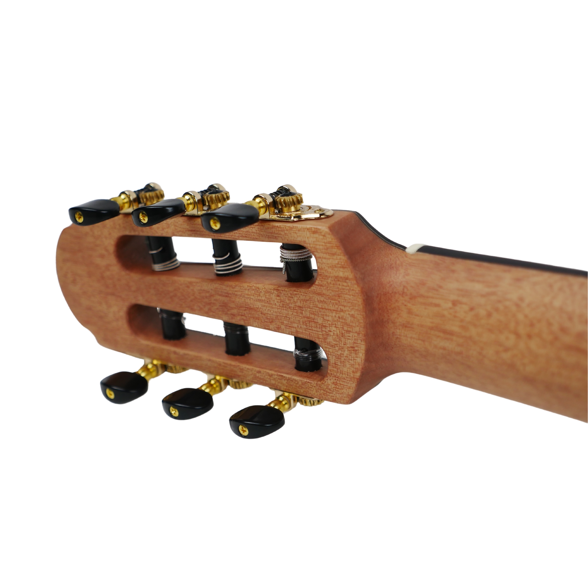 Martinez Performer Series MS-14MH Solid Spruce TopMahogany Classical-Electric Guitar Natural w Martinez T4 Double Source Pickup