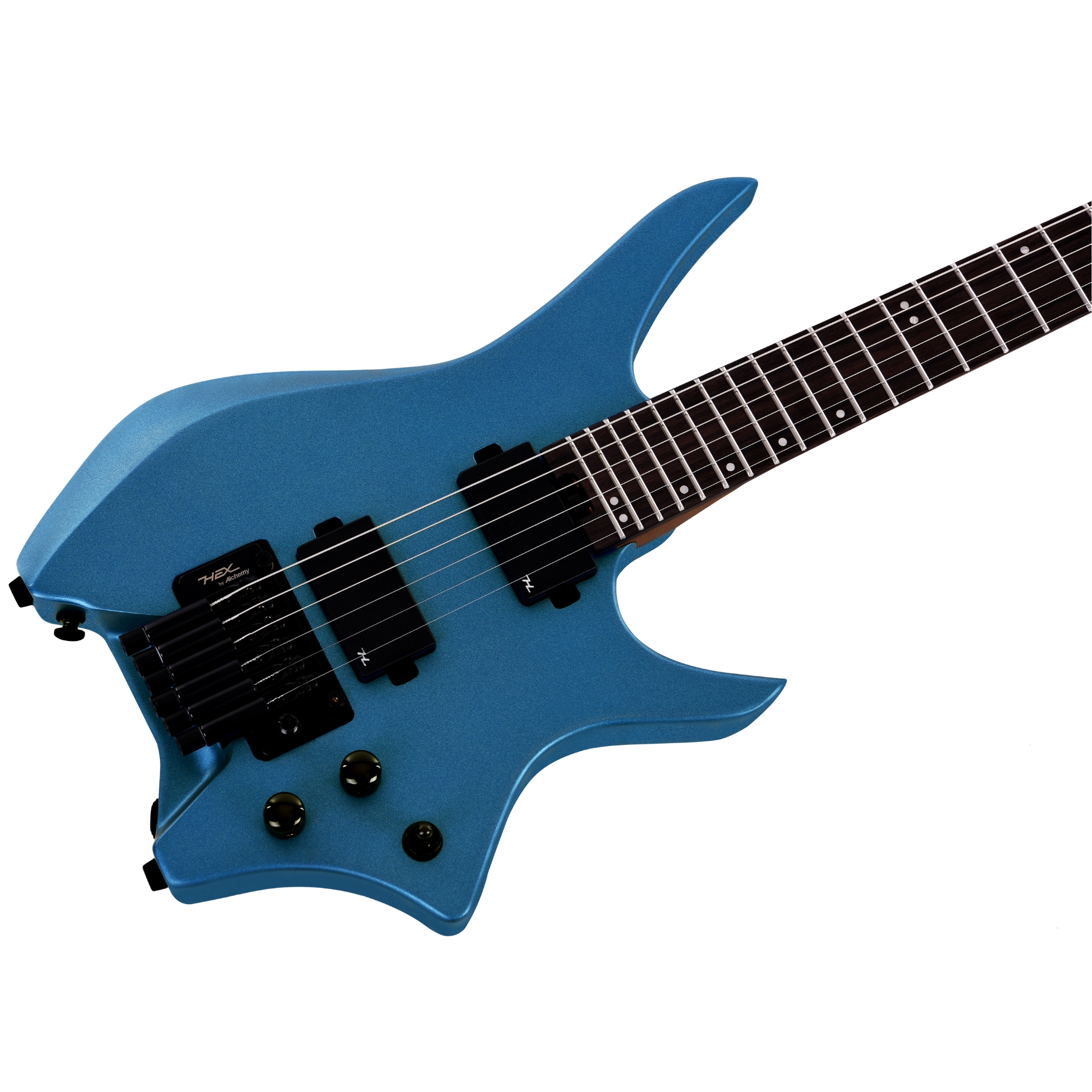 HEX N500S MEB METALLIC ELECTRIC BLUE NEXT SERIES - STAINLESS STEEL FRETS