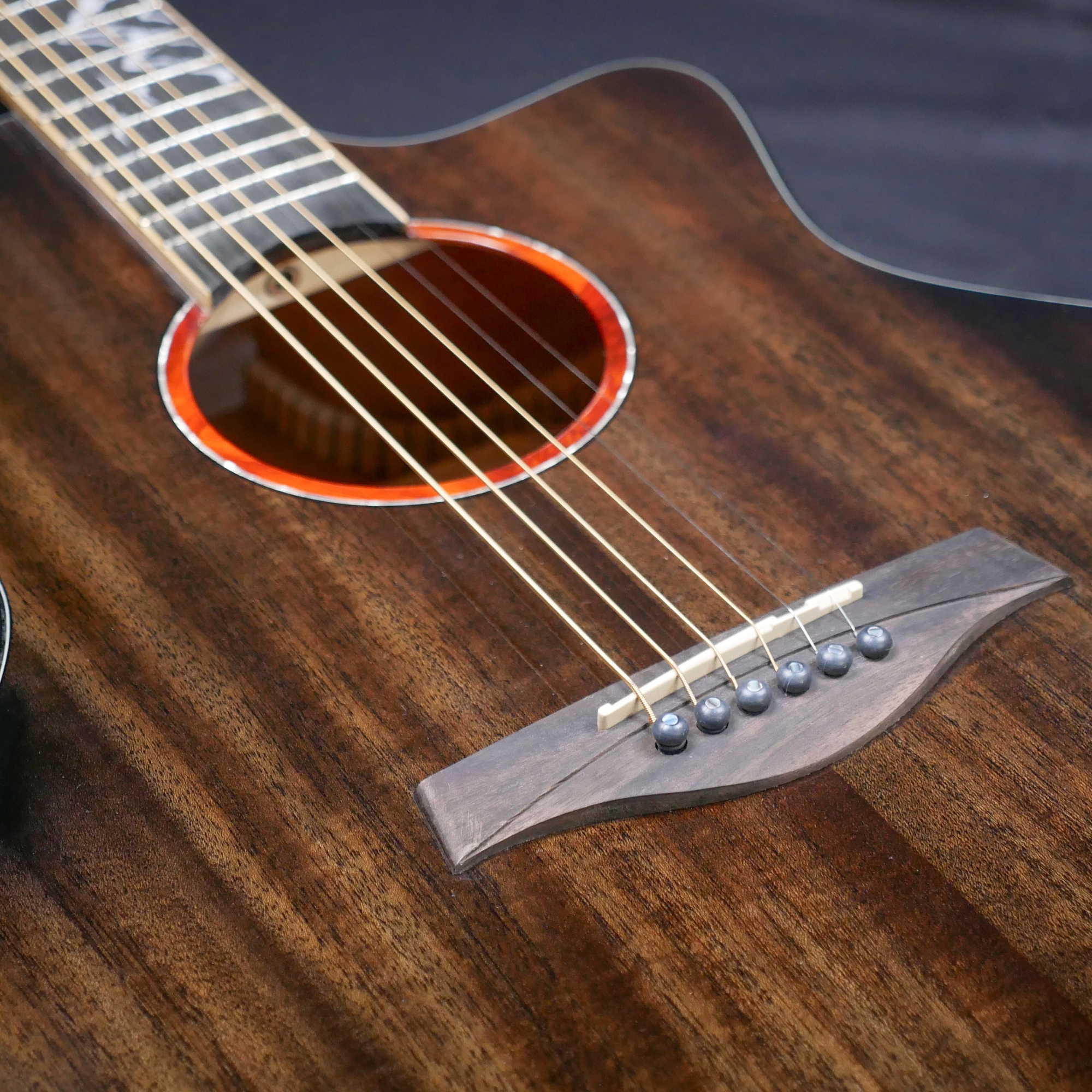 Strydom GA241C Red moon Acoustic guitar Black