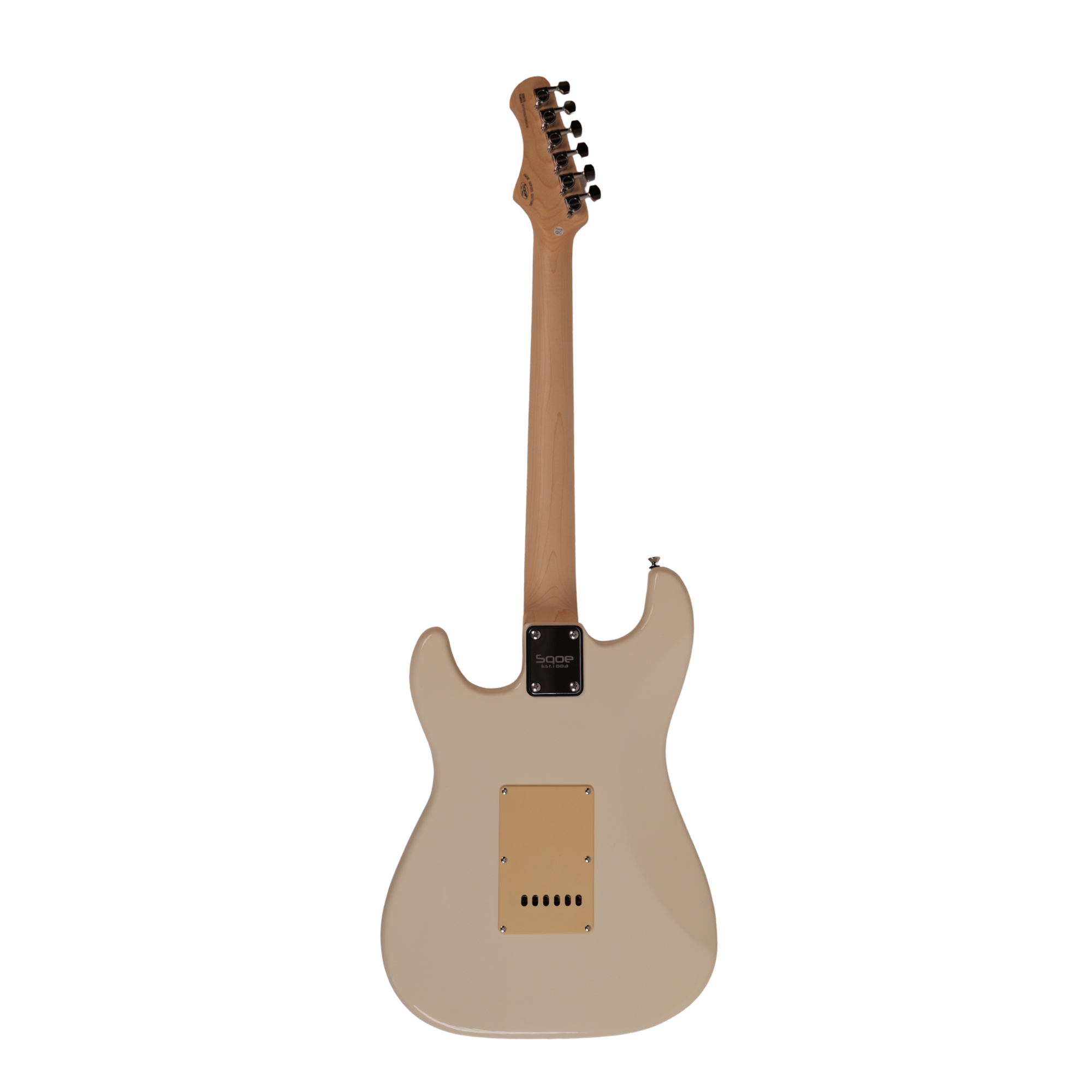 SQOE SEST250 Olympic White Electric Guitar HSS