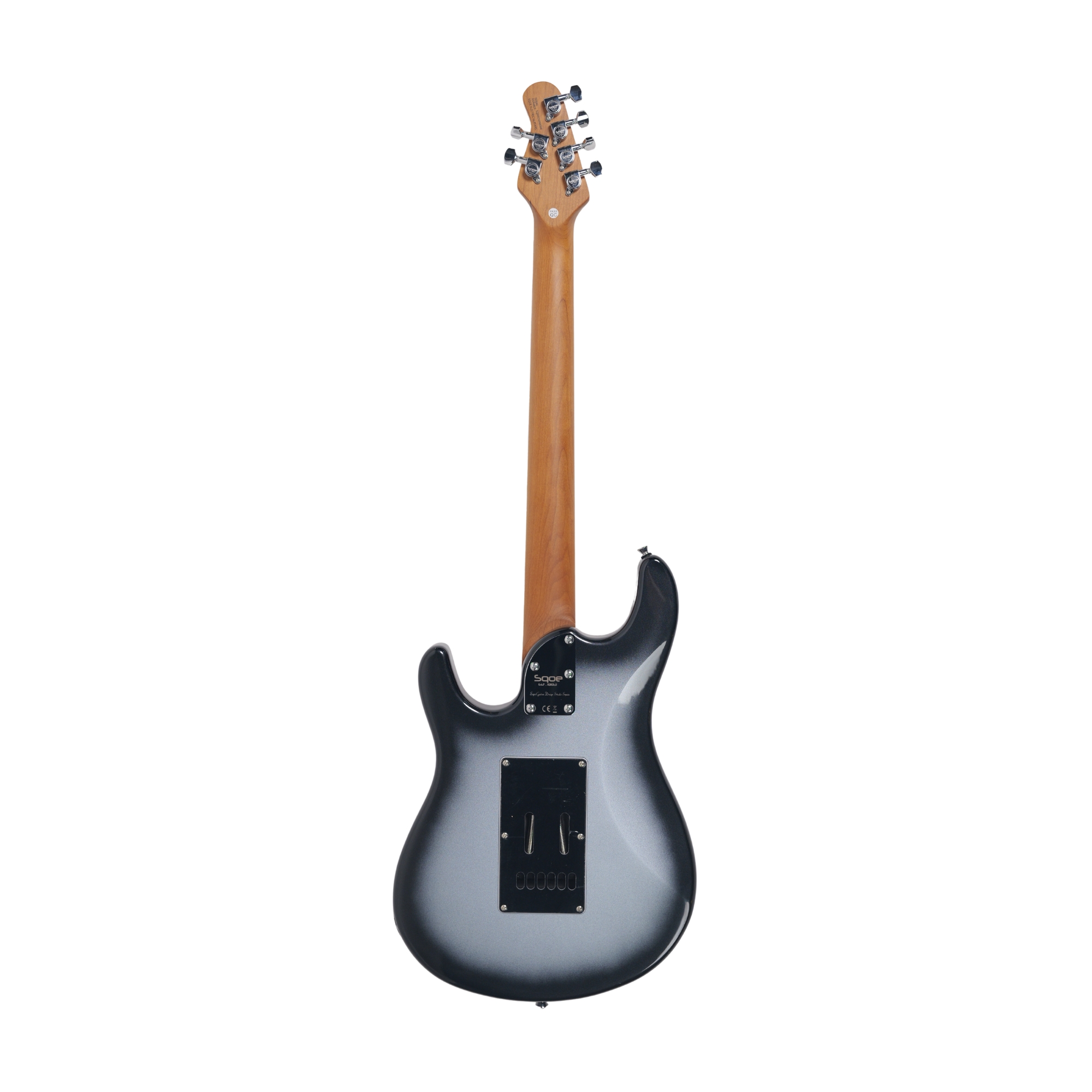 SQOE SEMS200 MBKS Metallic Silver blackburst HSS Alnico 5 Electric Guitar