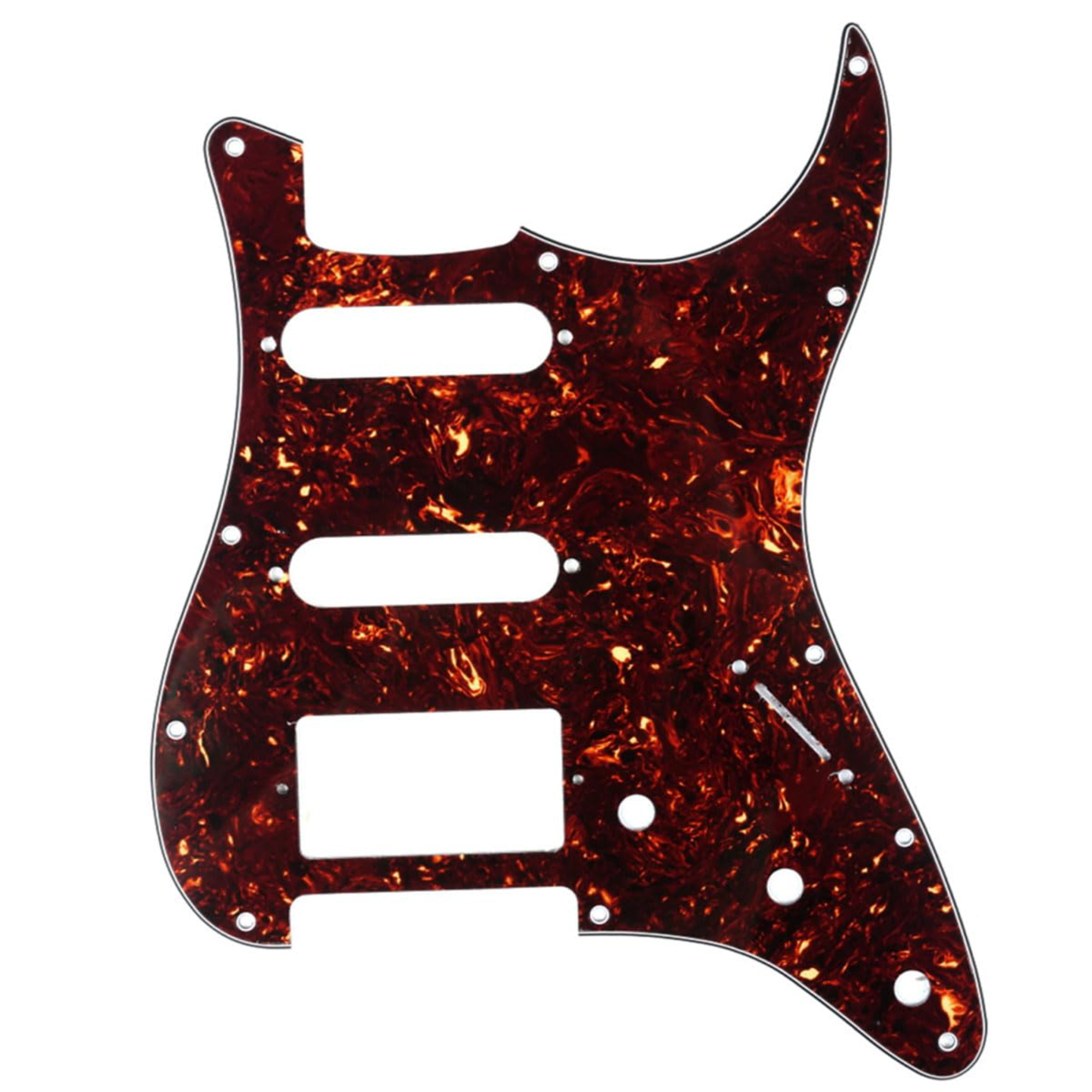 Strydom HSS 11 Hole Guitar Strat Pickguard Vintage tortoise for Fender USAMexican Made Standard Stratocaster Modern Style 4Ply