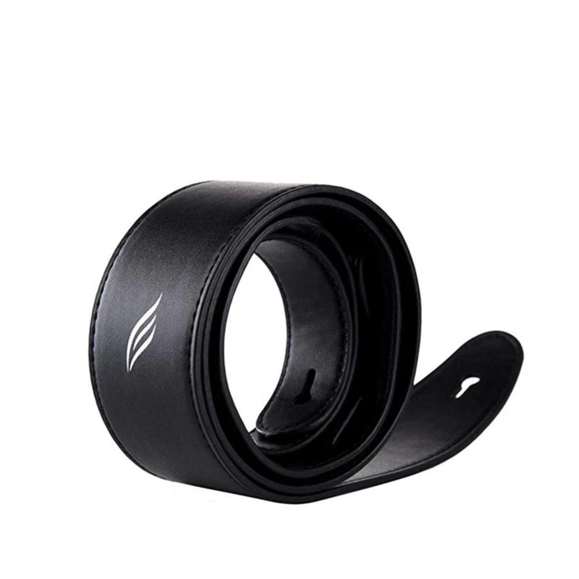 Enya Faux Leather Guitar Strap Black EPSGB