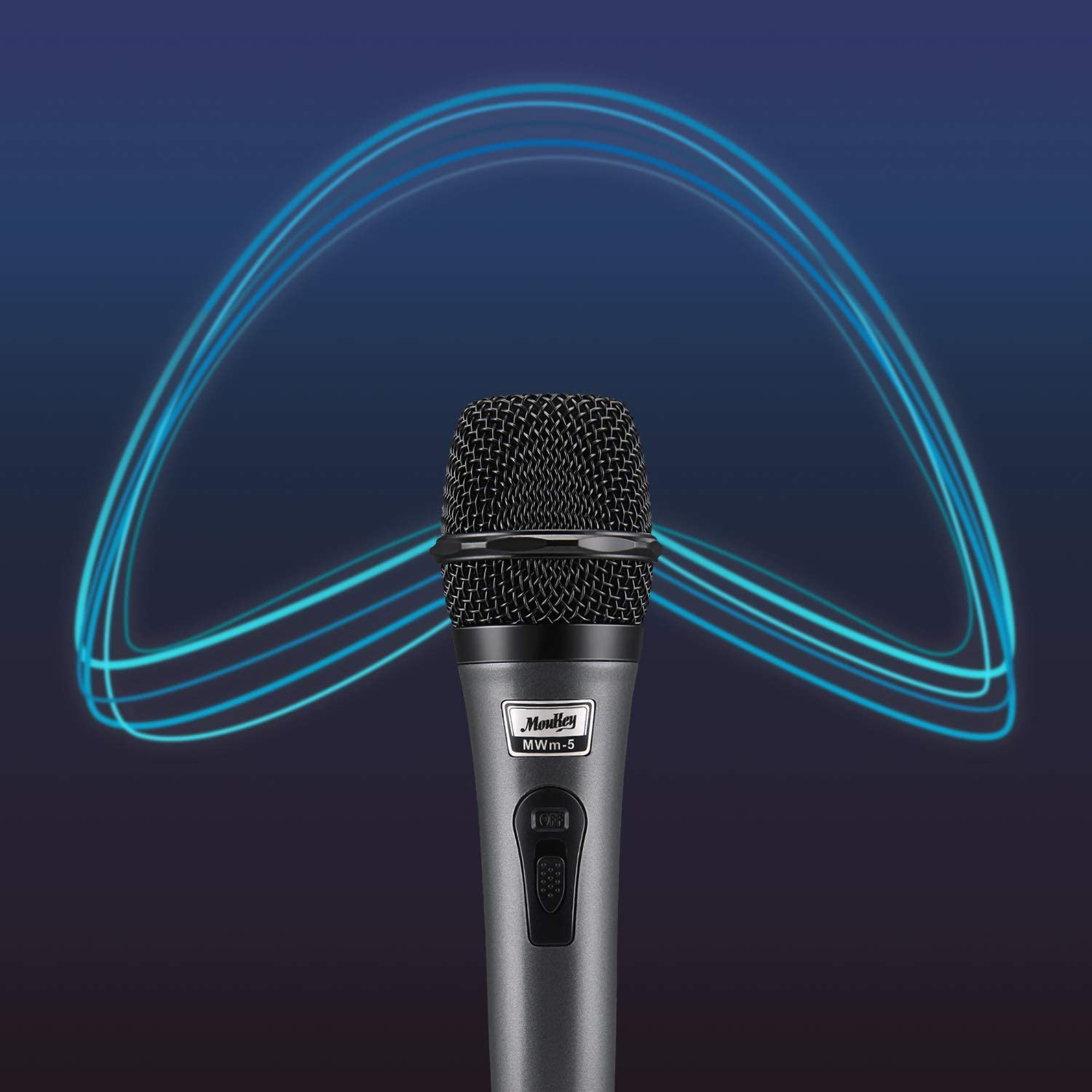 Moukey Dynamic Microphone Karaoke Microphone with 13 ft Cable Metal Handheld Cardioid Wired Mic Microphone for SingingStageChristmas Party Compatible wKaraoke MachinePA SystemAmpMixer Grey