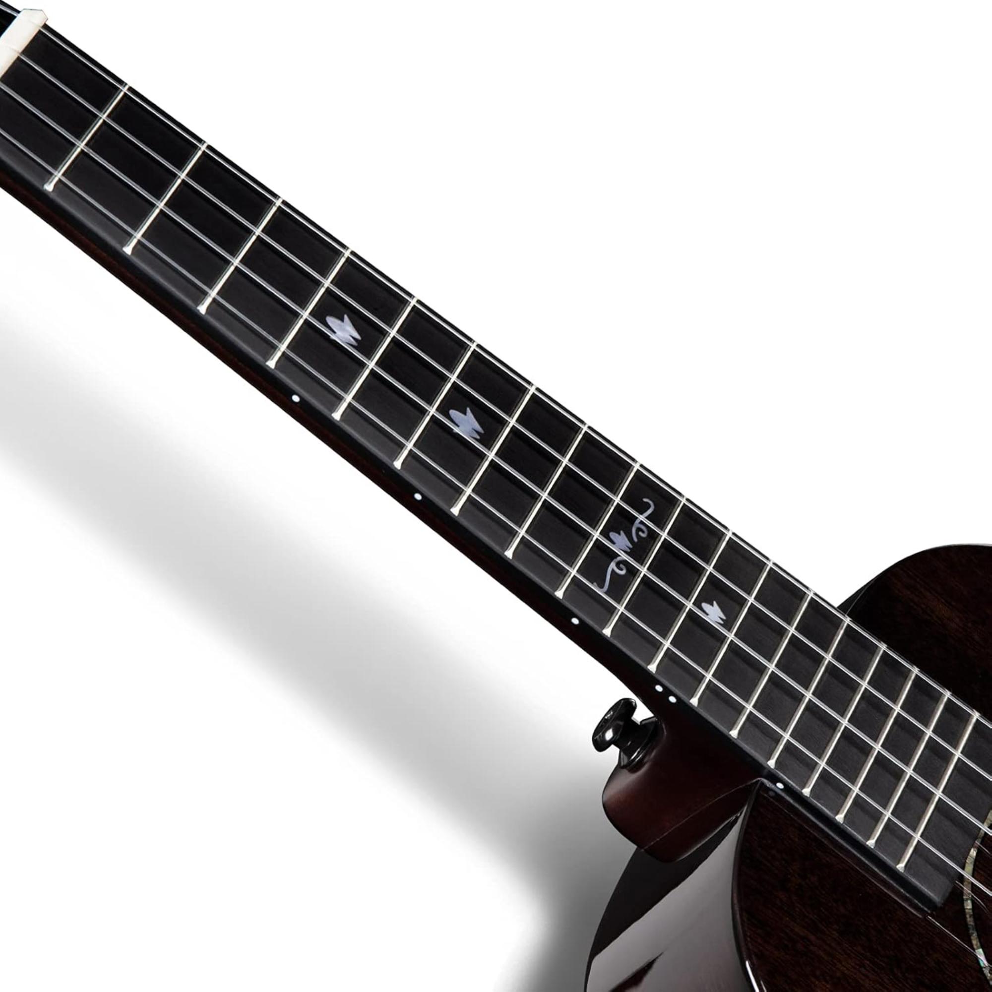 Enya EUT MAD Tenor Solid Mahogany Ukulele - Black