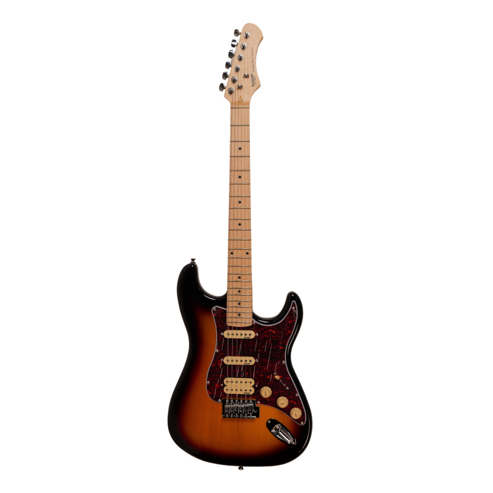 Image of SQOE SEST250 Sunburst Electric Guitar | HSS