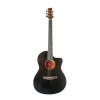 Strydom F139C 39inch all mahogany acoustic guitar trans black gloss