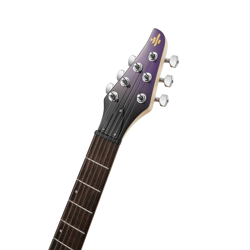 Donner DMT-66 39 Inch Full Size Electric Guitar for Beginner Starter Electric Guitar Kit with Bag midnight purple gradient