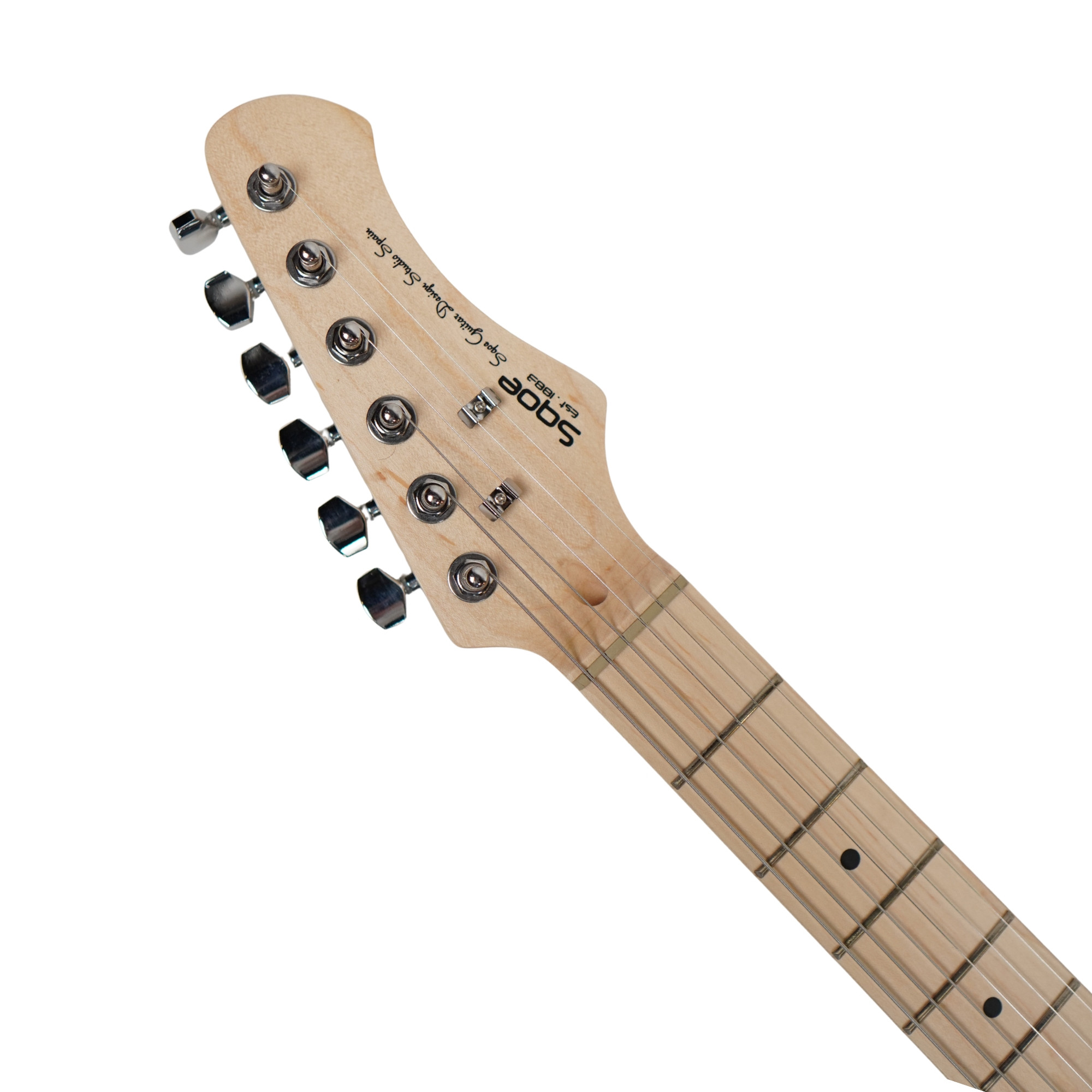 SQOE SEST230 Black Hss Electric guitar