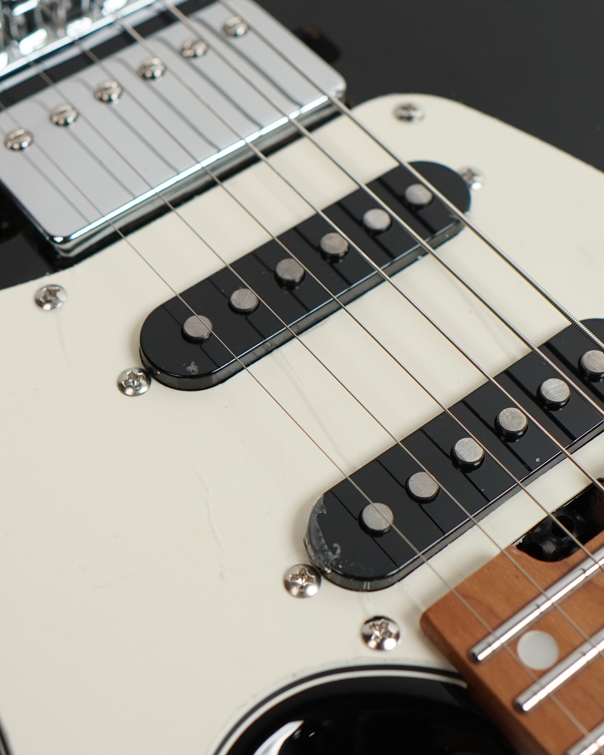 SQOE Headless Electric guitar SEWT700 - Black warrior HSS