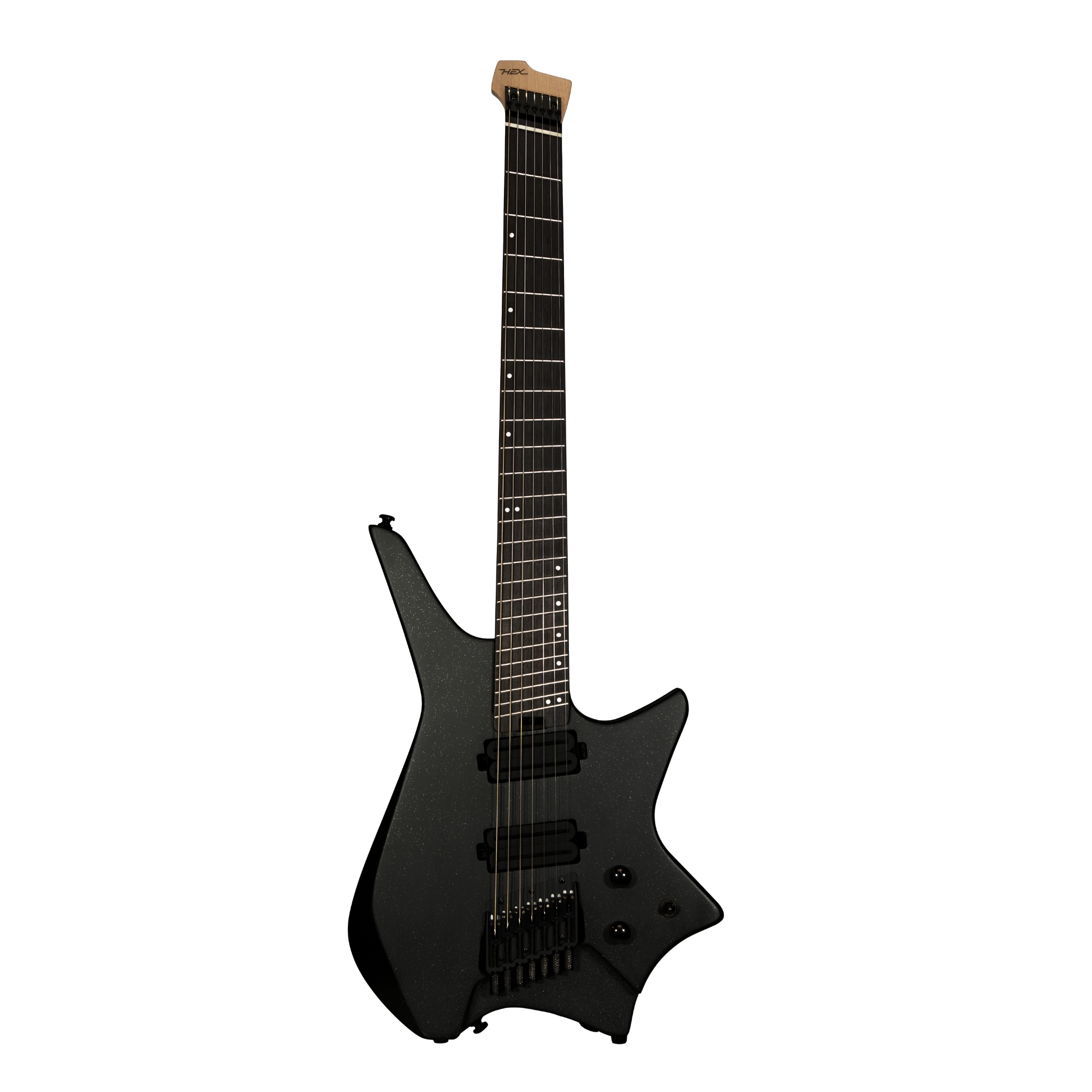 HEX Z507GB  GALAXY BLACK Z SERIES - 7 STRING STAINLESS STEEL FRETS