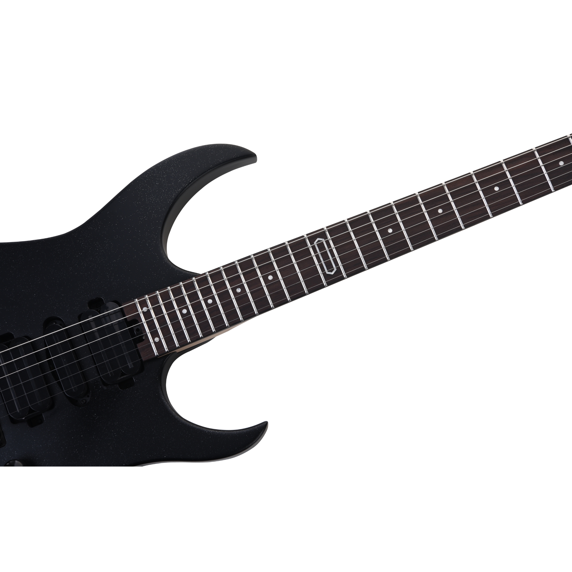 HEX SE300 SGB GALAXY BLACK HSH - STAINLESS STEEL FRETS