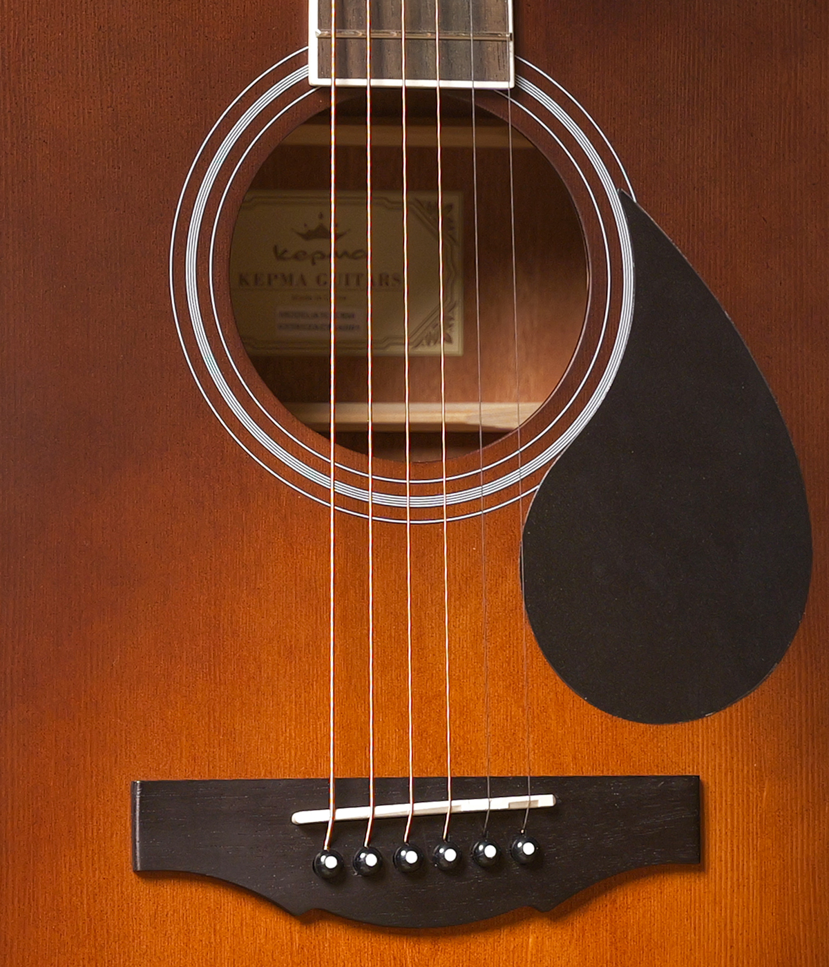 Kepma A1C Acoustic Guitar Crimson satin