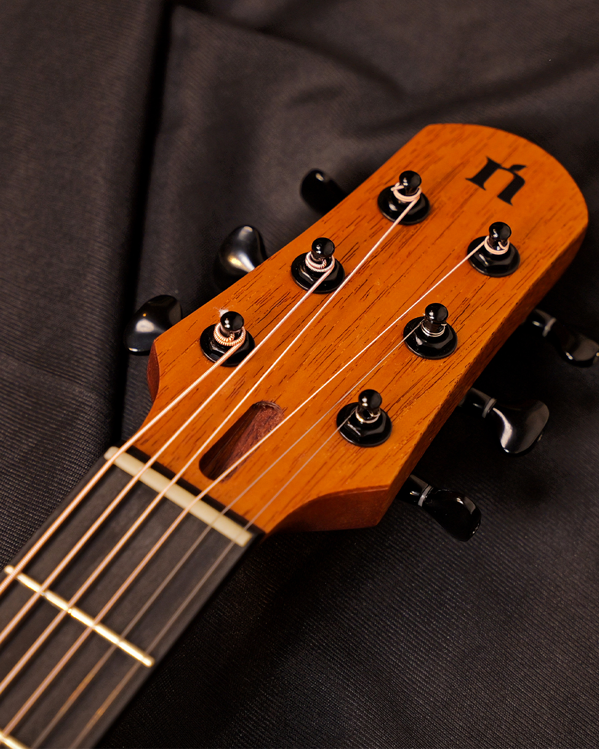 Natasha NBSG-S Silent Steel string Guitar   Solid Mahogany