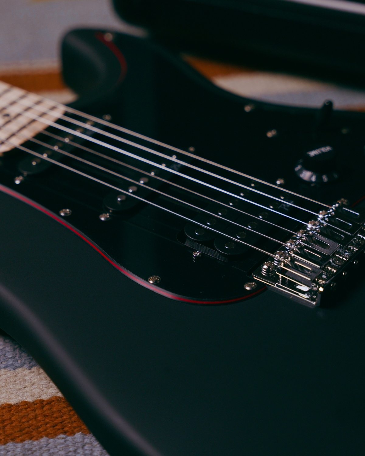 Strydom ST20M Black Ember Electric Guitar HSS