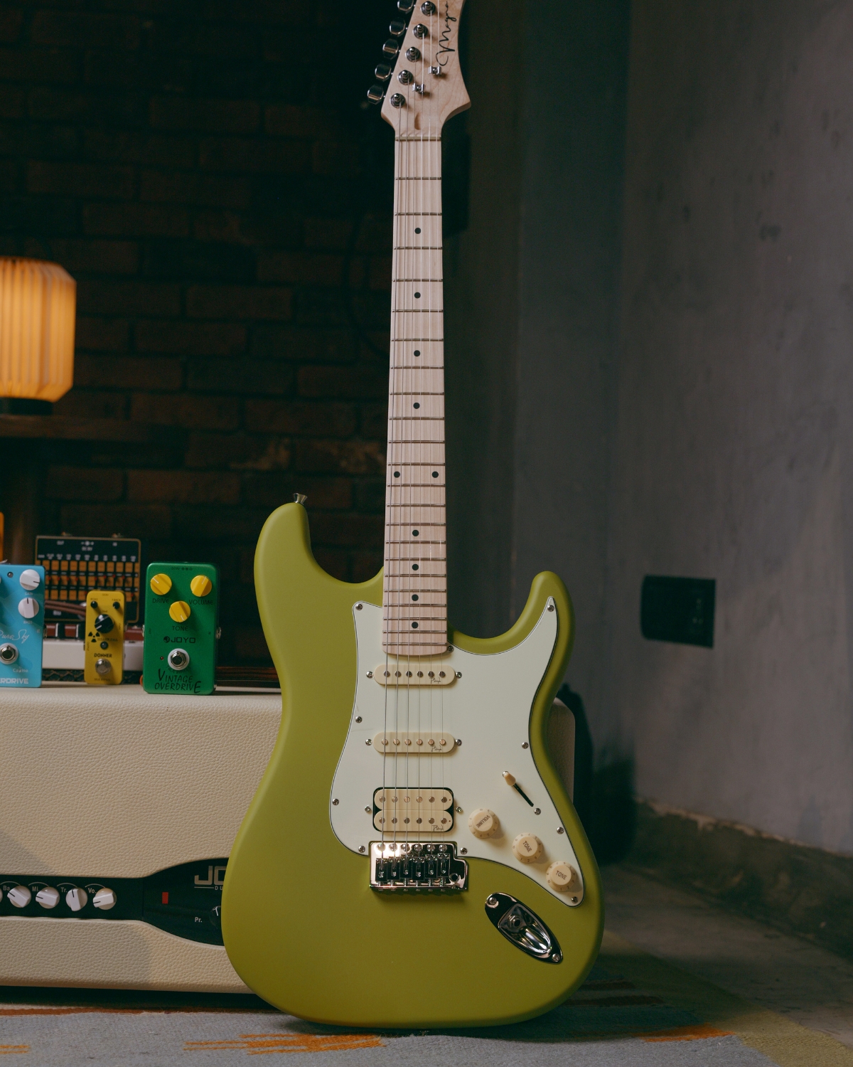 Strydom ST20M Laser Lime Electric Guitar HSS