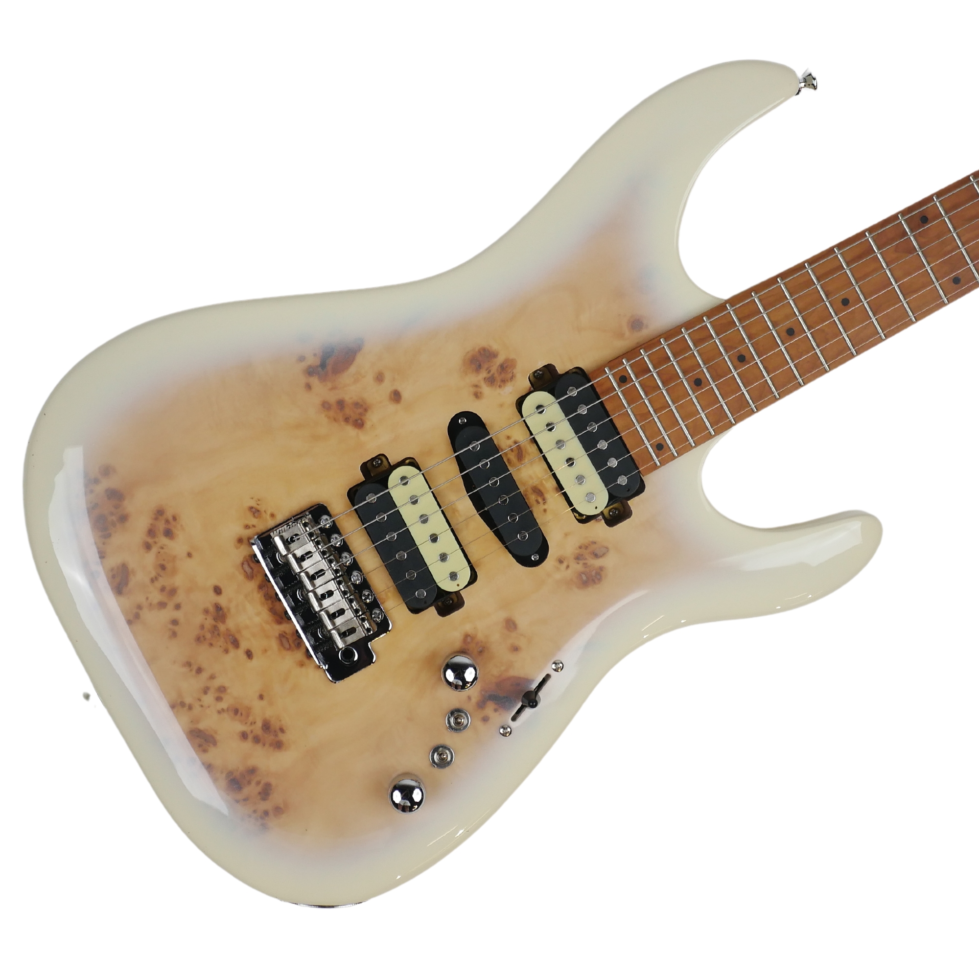 SQOE SEIB550 Ivory whisper white HSH Super Strat series